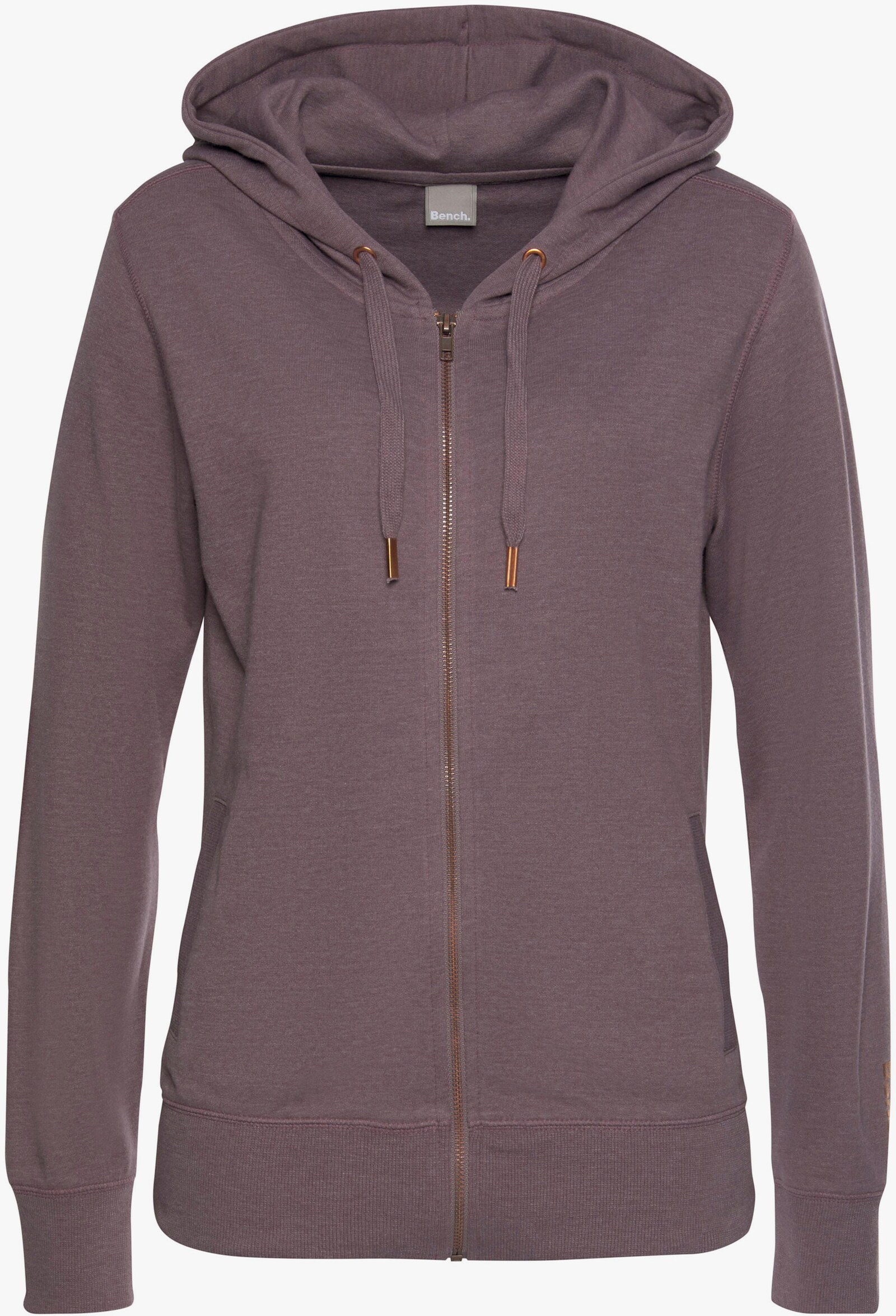 Bench. Loungewear Veste sweat - mauve chiné