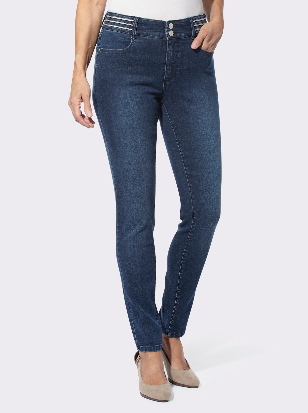 Jeans - blue-stone-washed