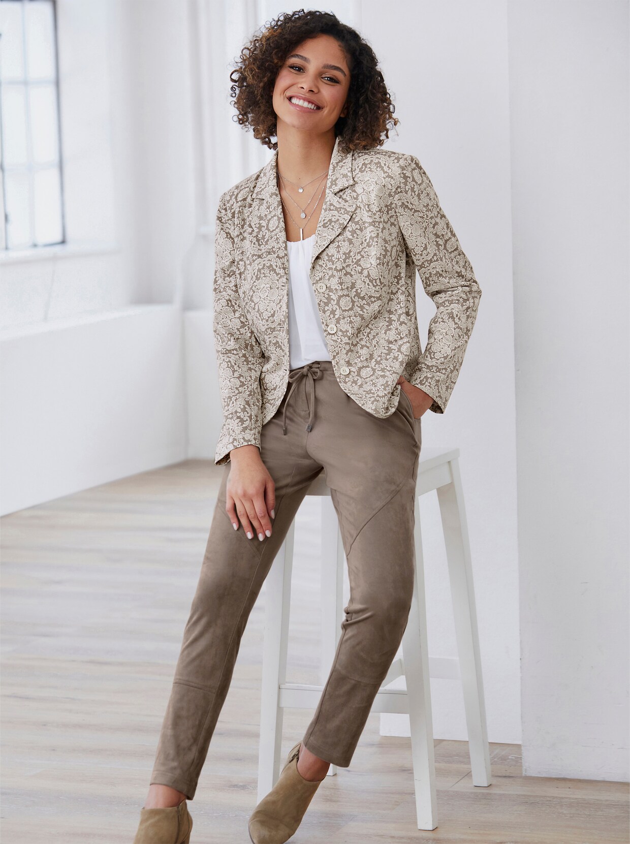 heine Hose - taupe