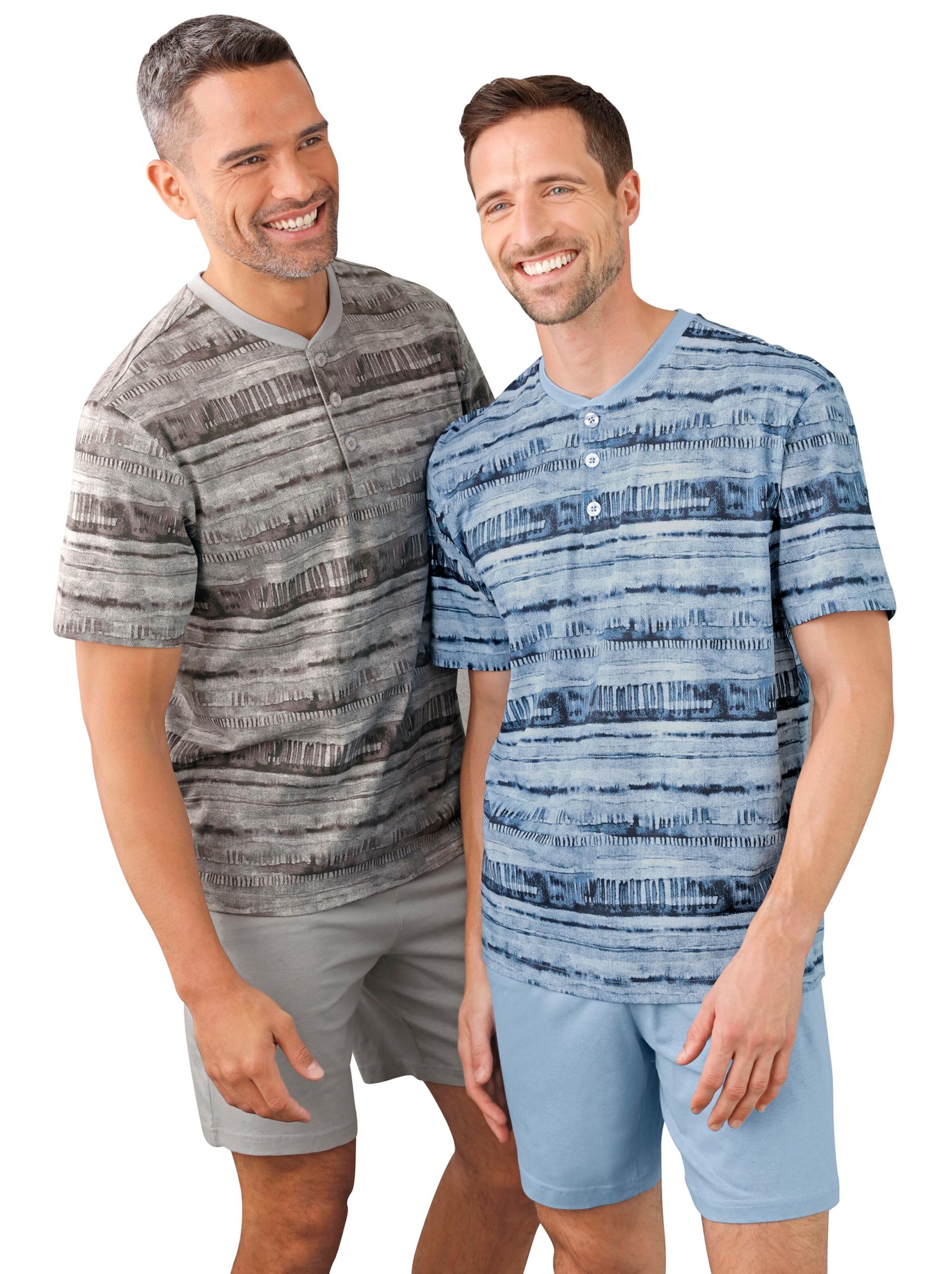 wäschepur Shortys - stahlgrau + blaugrau