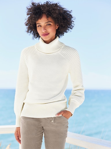 heine Rollkragenpullover - ecru