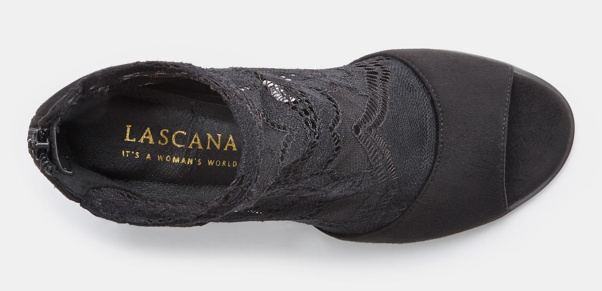 LASCANA Sandalette - schwarz