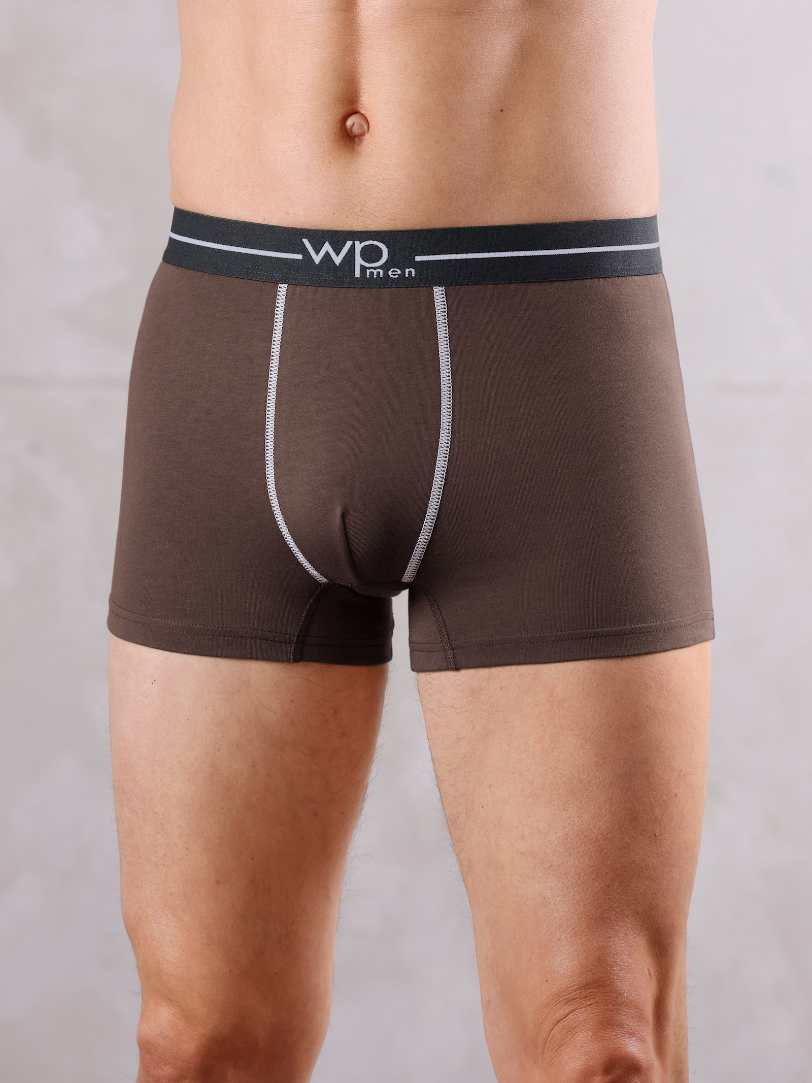 wäschepur men Pants - anthrazit + schoko + schwarz