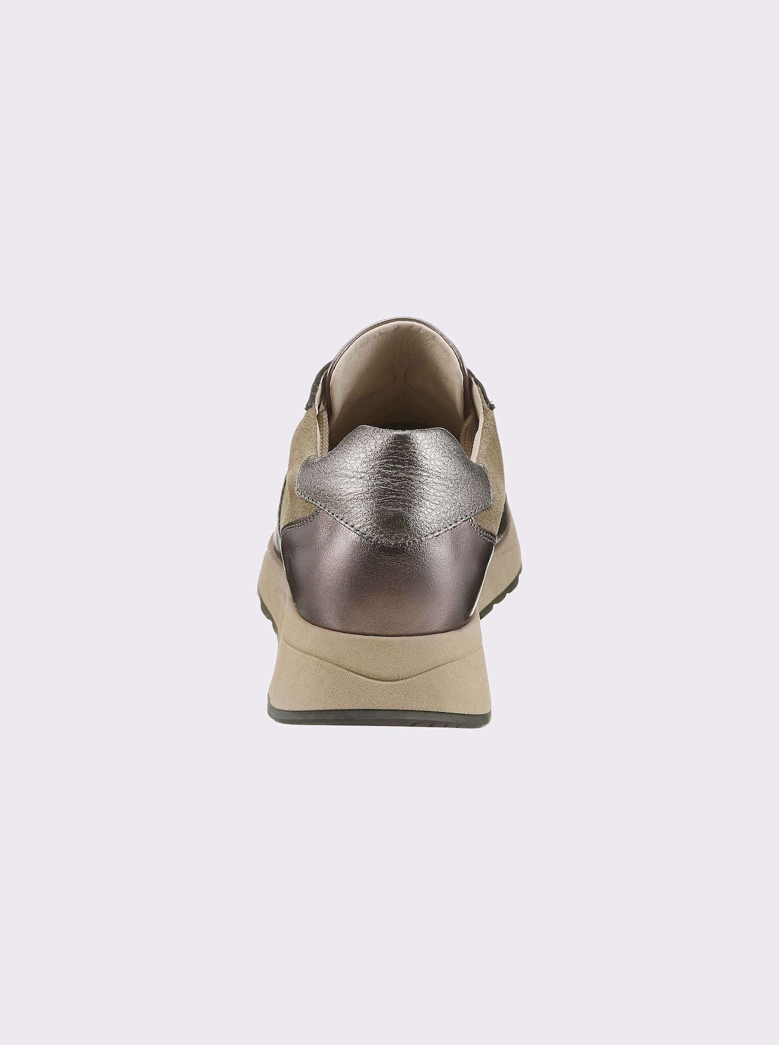 heine Sneaker - taupe-altsilber-bronze
