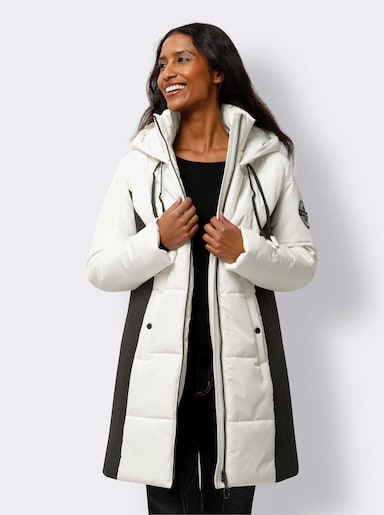 heine Longjacke mit Kapuze - champagner