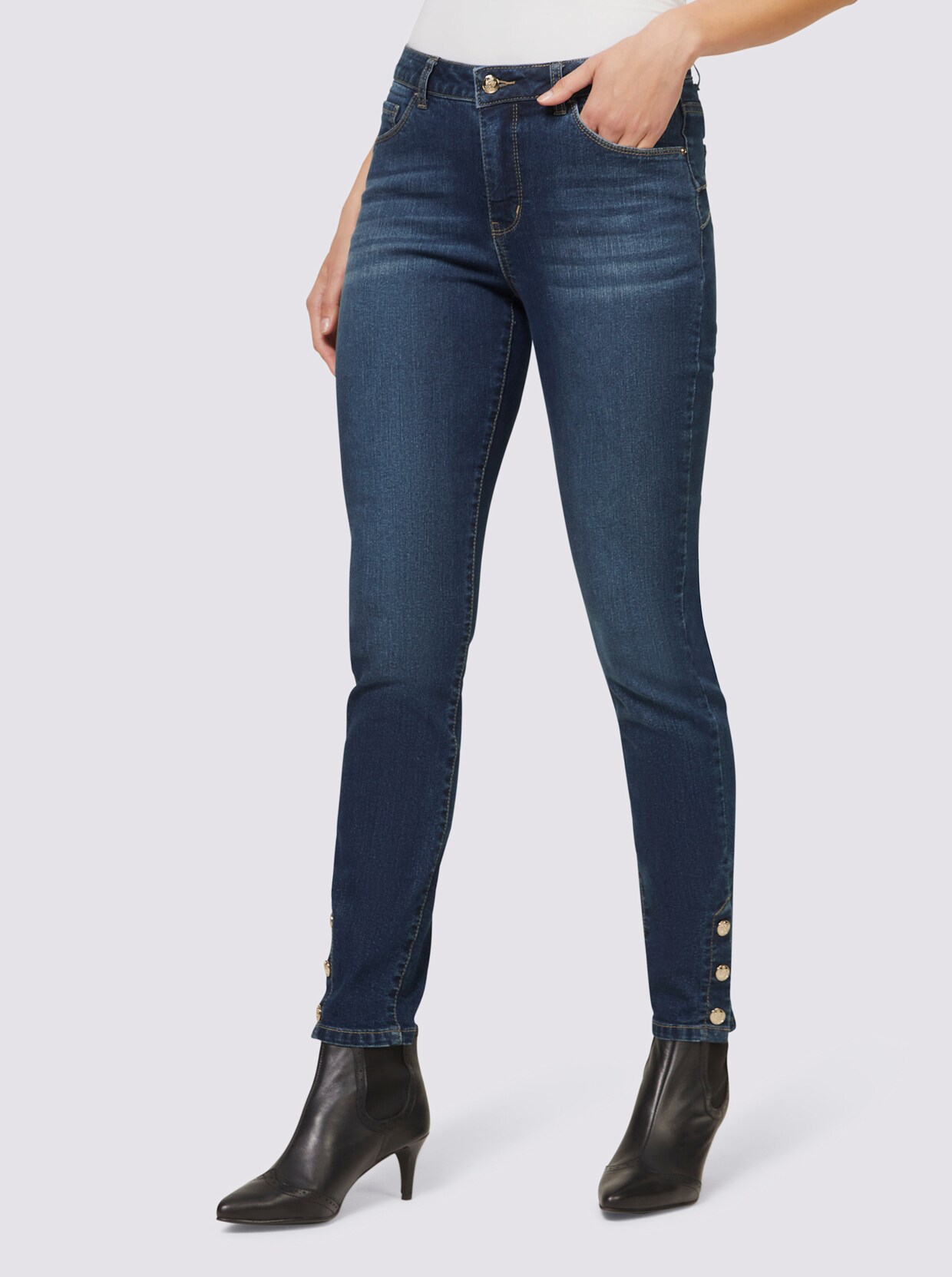 heine Push-up jeans - dark-blue