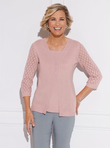 2-in-1-Pullover - hortensie