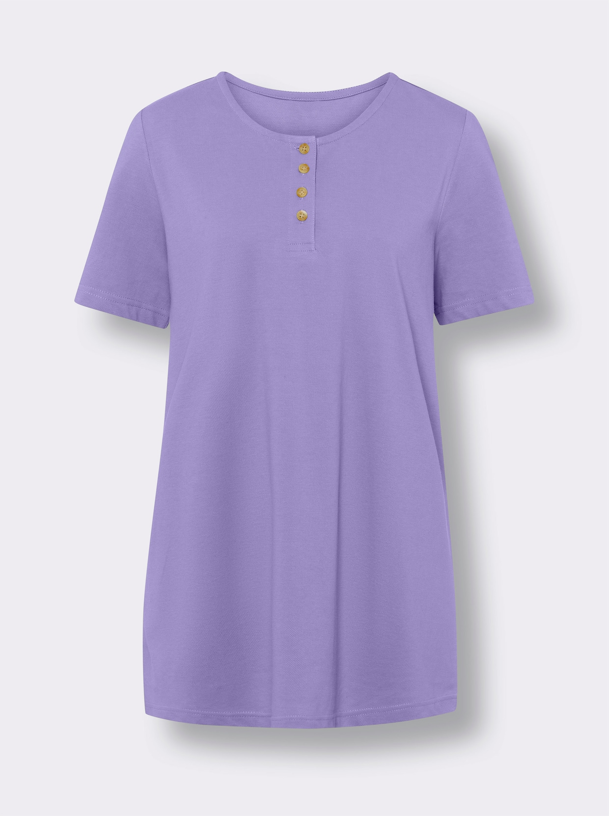 Lang shirt - lavendel