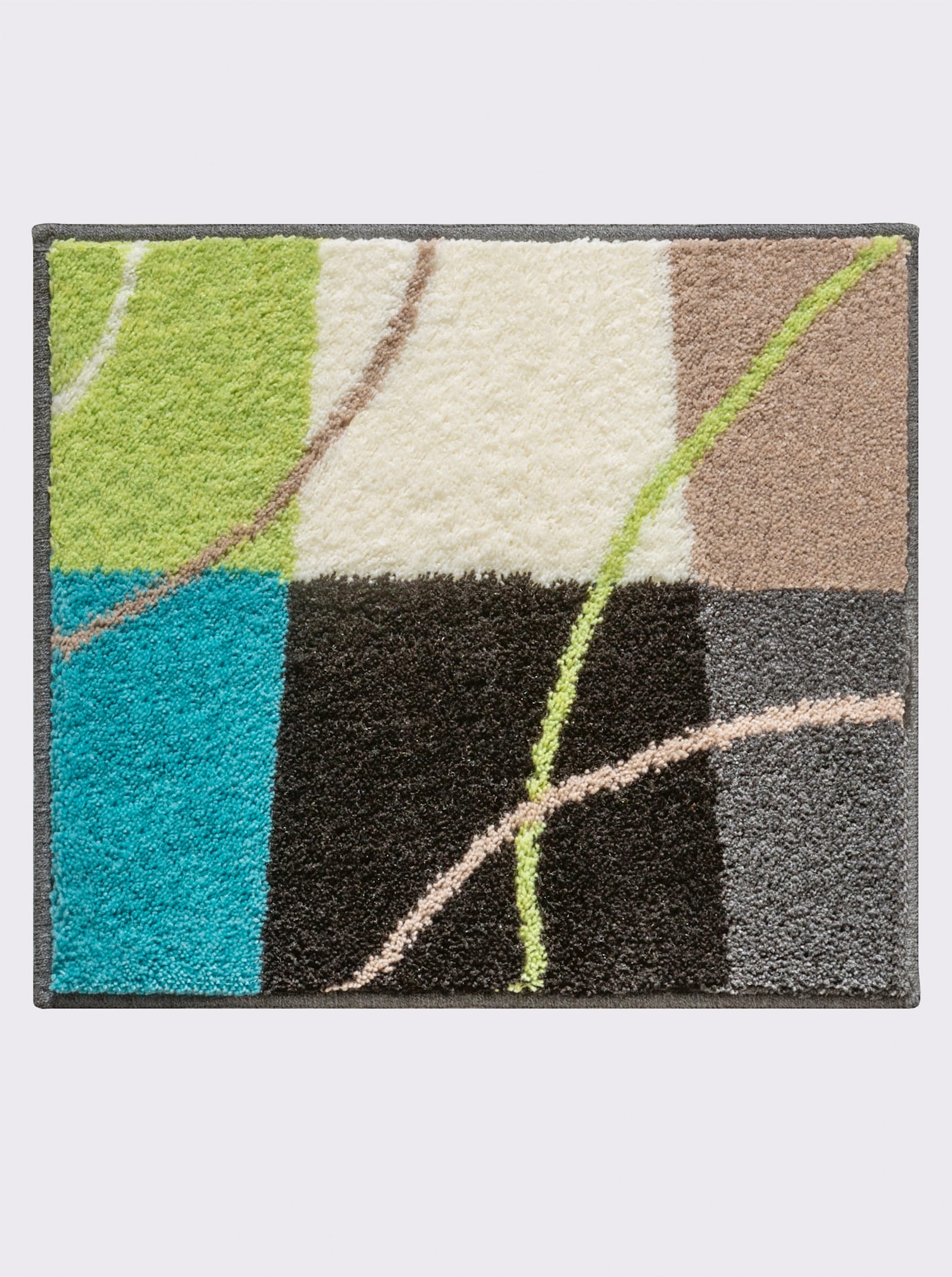 Grund Tapis de bain - turquoise-taupe