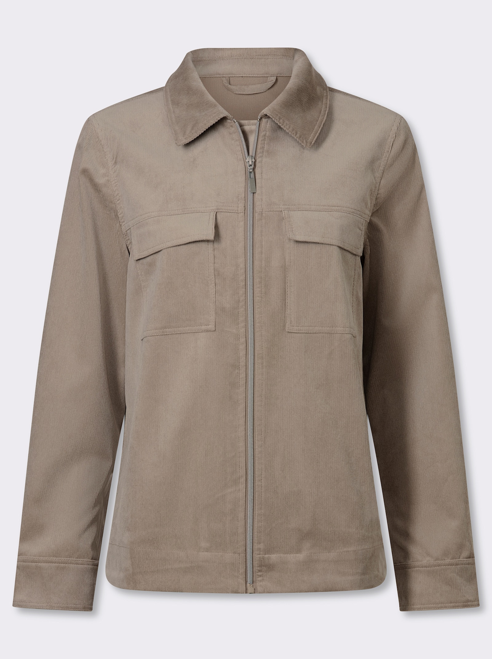 Cordjacke mit Pattentaschen - sesam