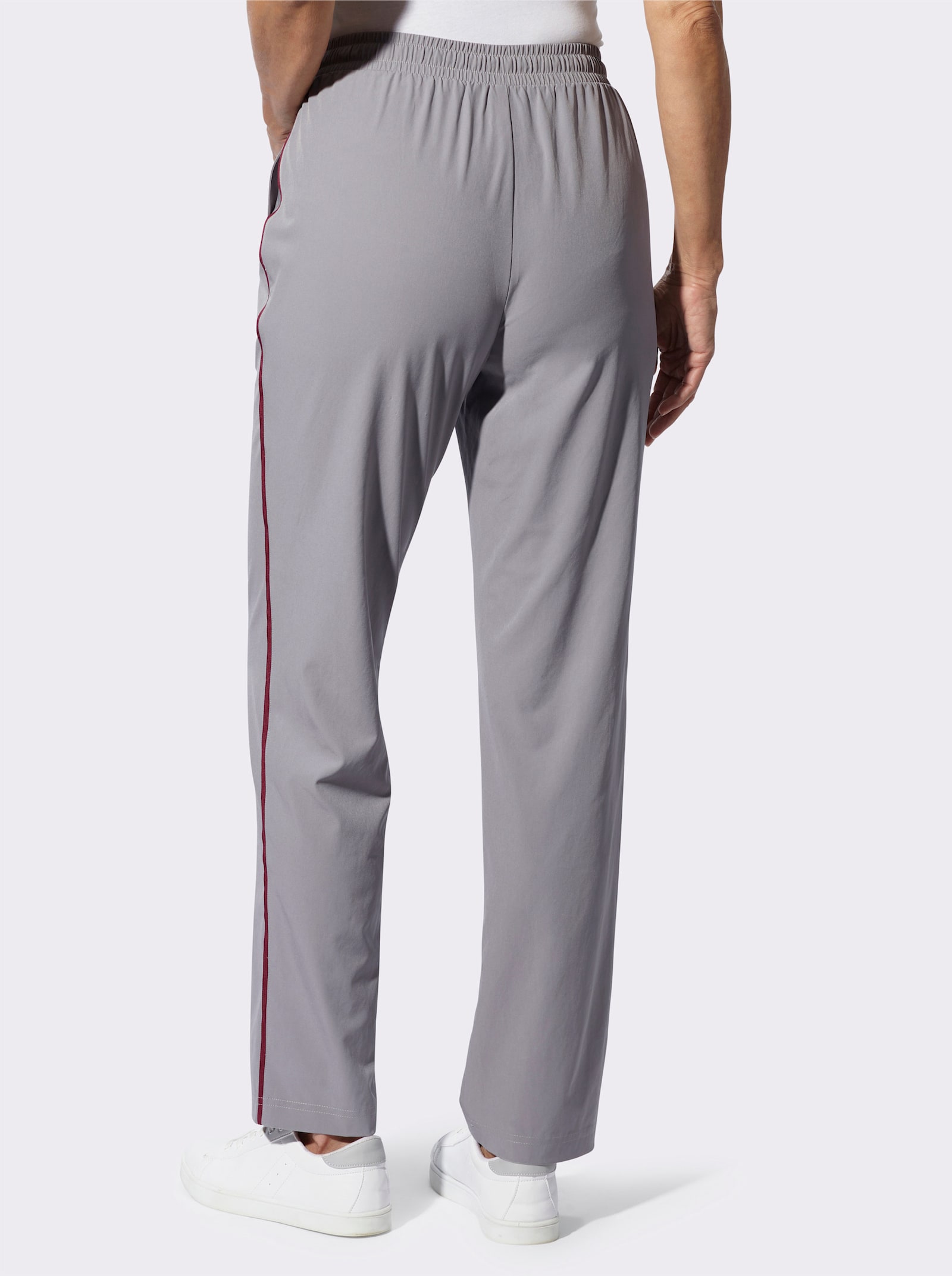 Freizeithose in Stretch-Qualität - steingrau