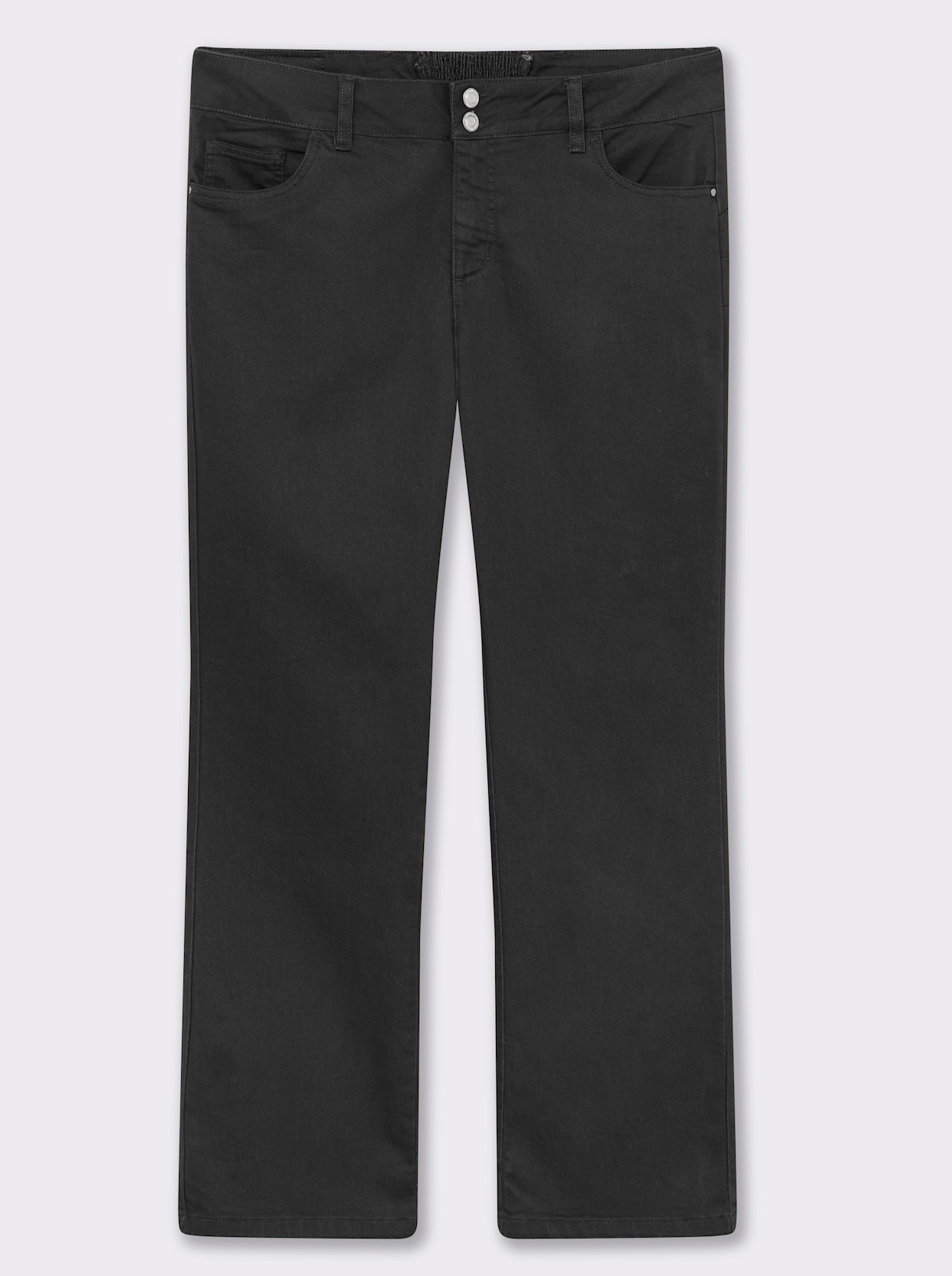 Bootcut-Jeans mit Push-up-Effekt - schwarz