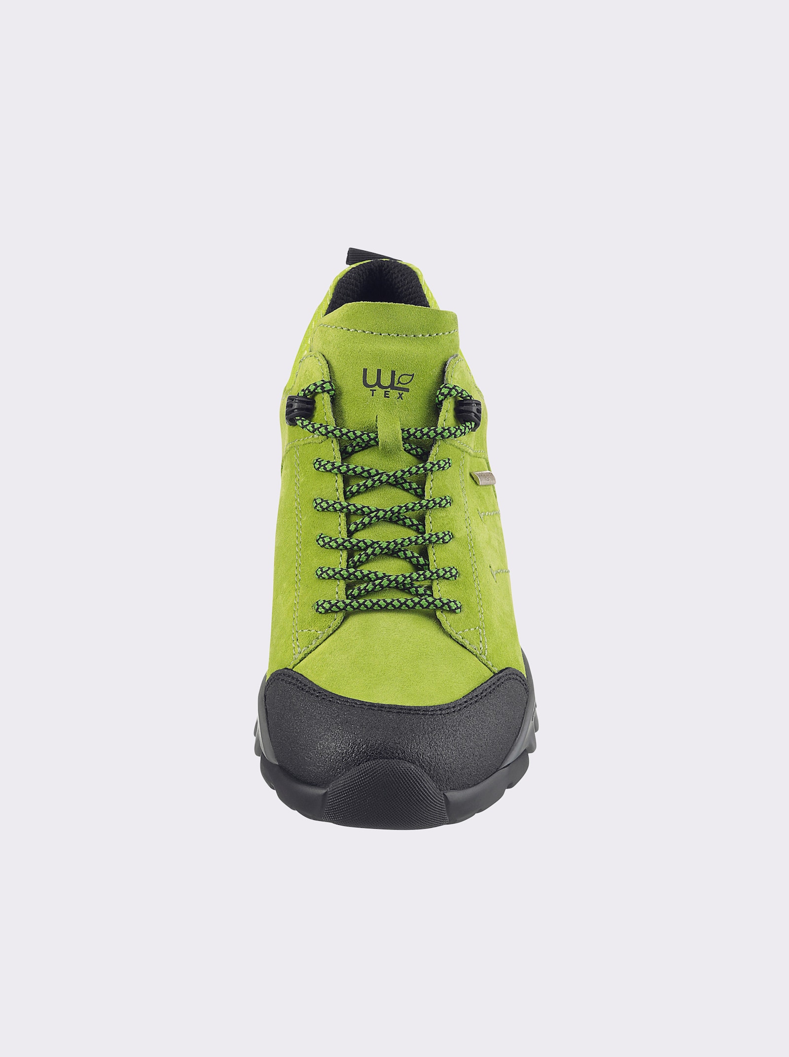 Waldläufer Veterschoen winddicht en waterafstotend - limoen