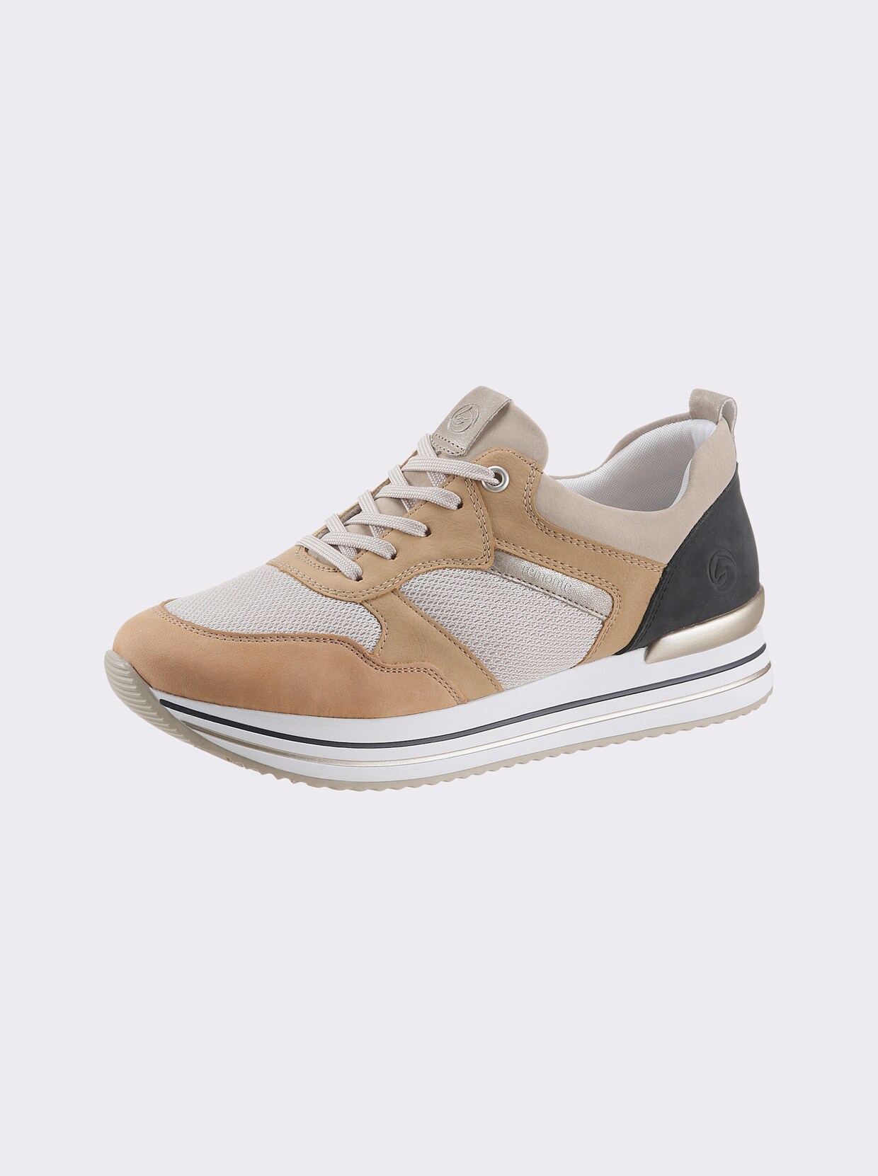 Remonte Schnürschuh - taupe