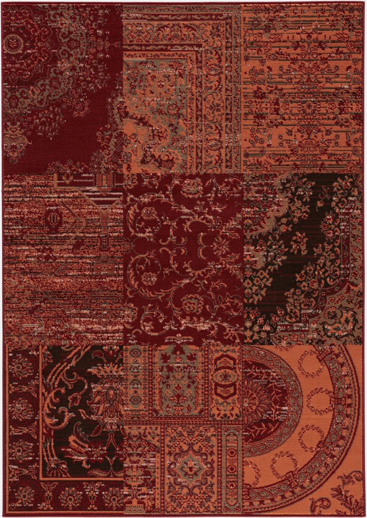 heine home Webteppich - rot-terracotta