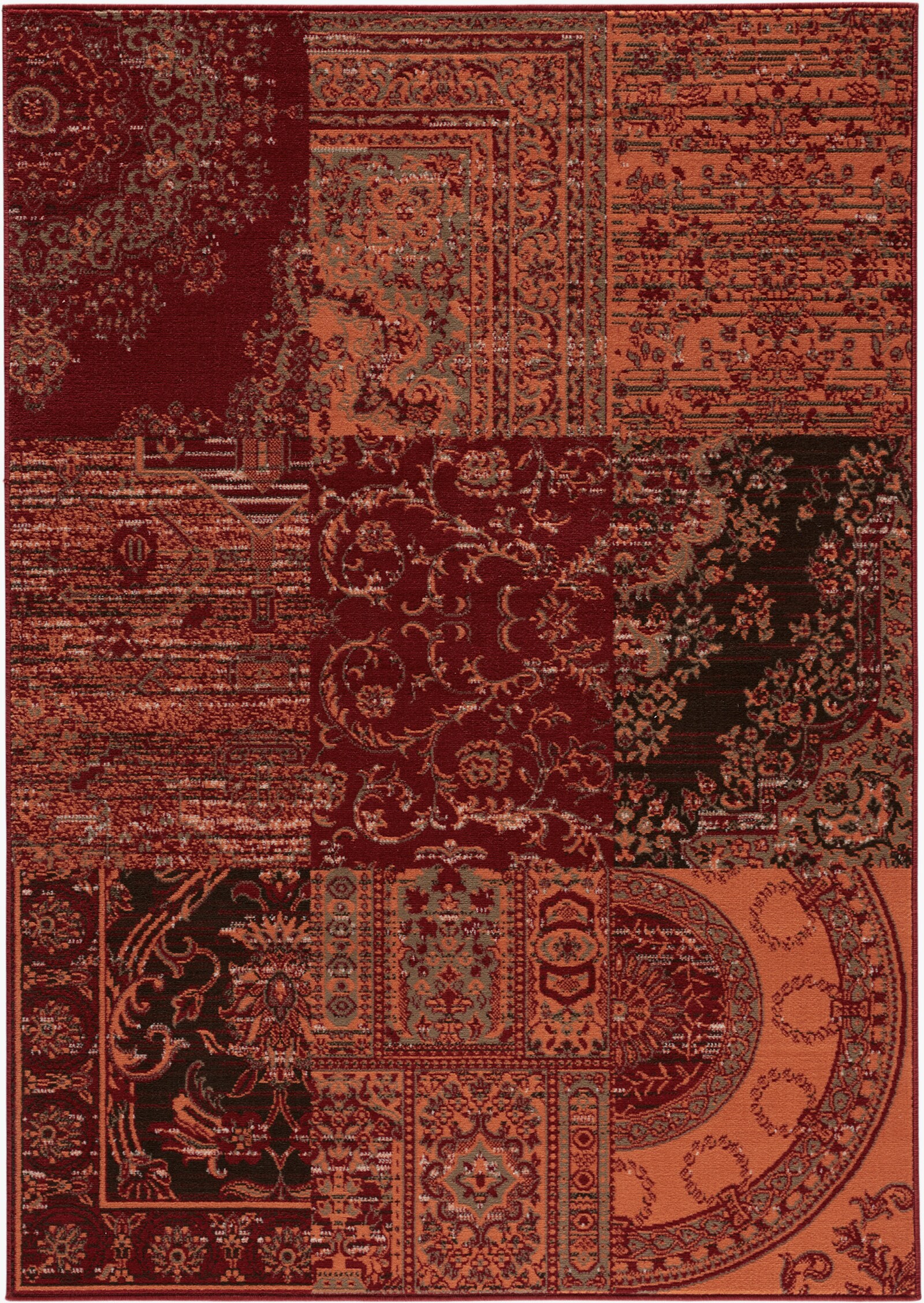 heine home Webteppich - rot-terracotta