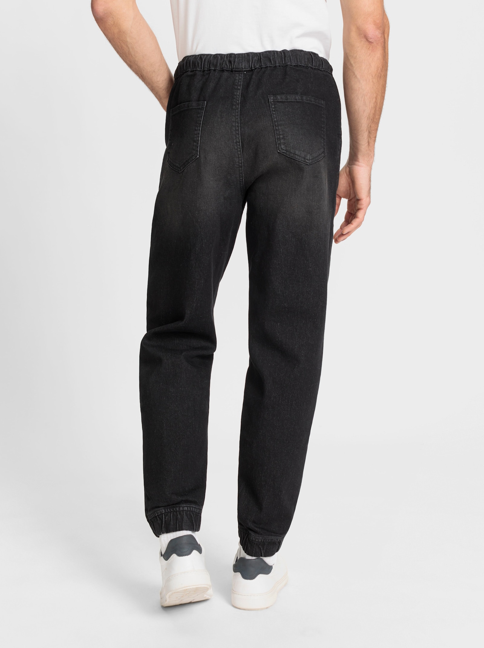 Catamaran Schlupfjeans im Doppelpack - blue-bleached + black denim