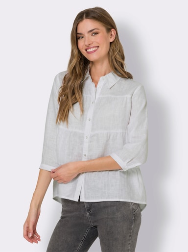 heine Linnen blouse - wit