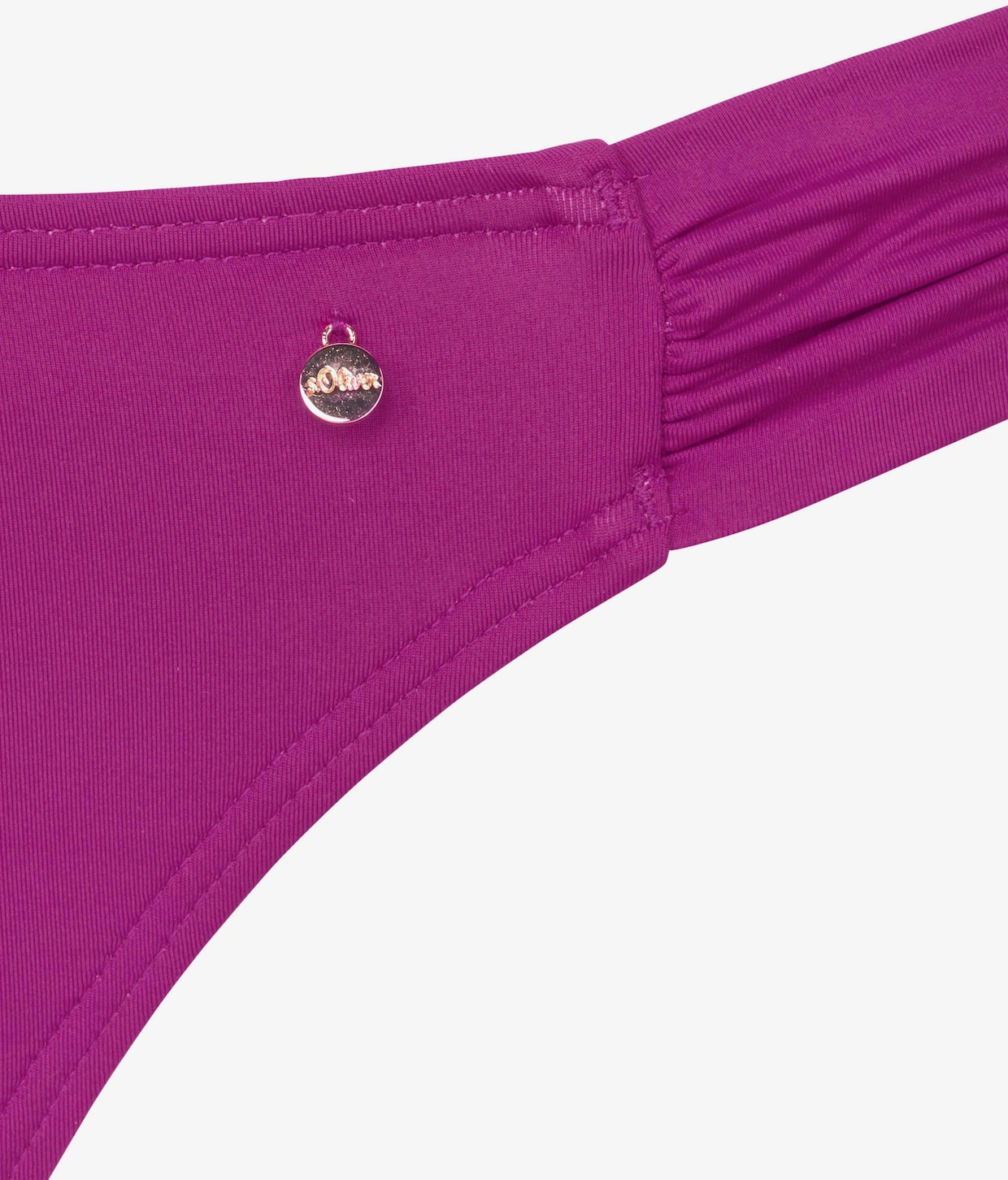 s.Oliver Bandeaubikini met beugel - fuchsia