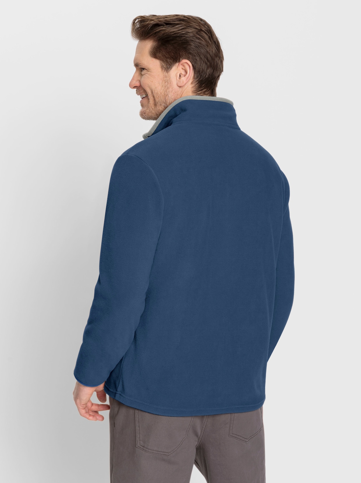 Catamaran Fleece-Shirt - jeansblau