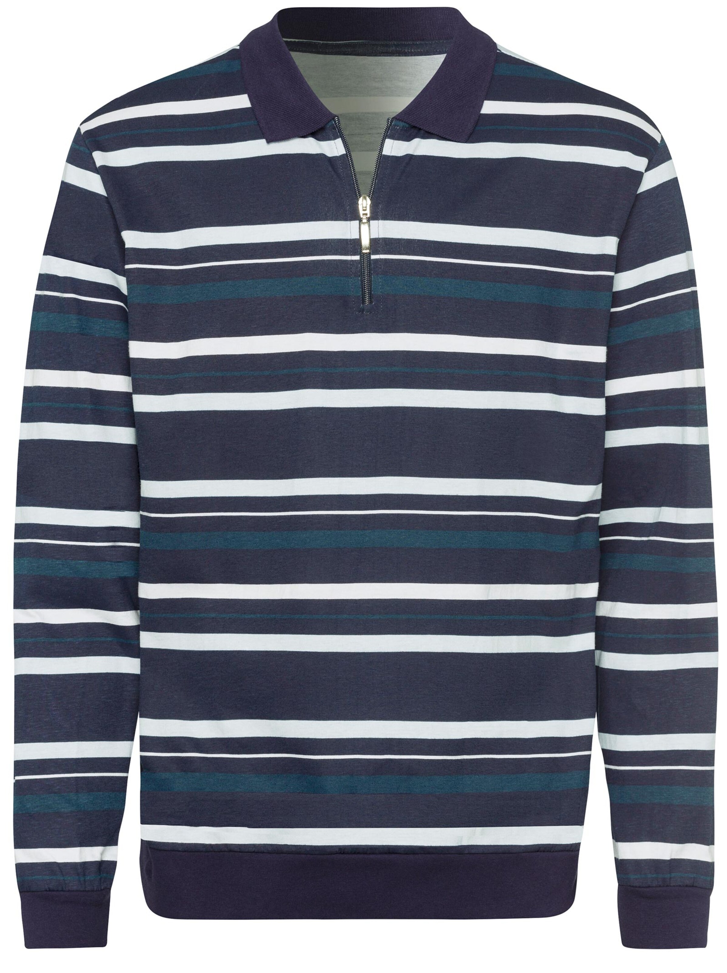 Poloshirt - marine-geringelt