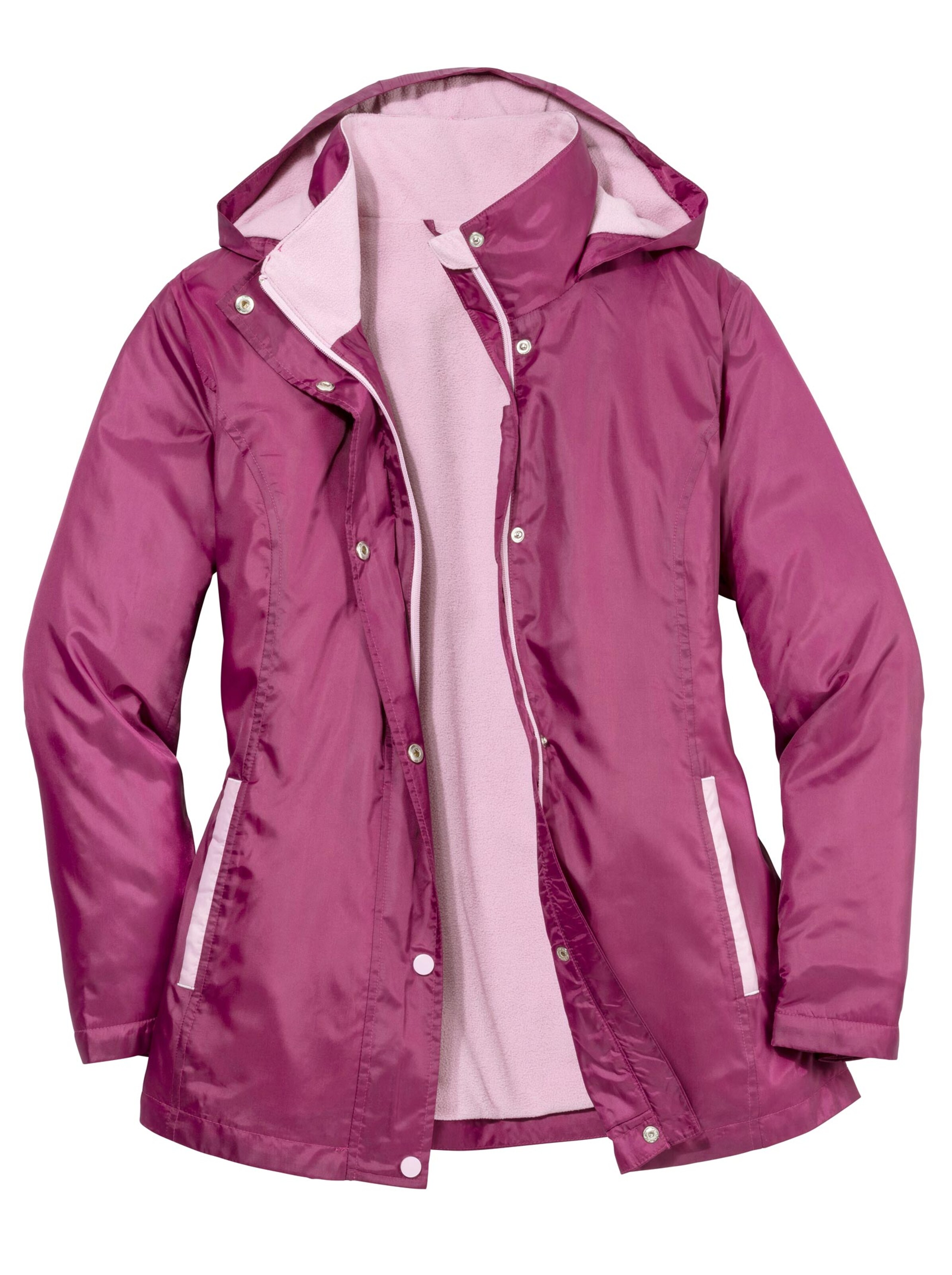 Jacke - dunkelmagenta-rosé