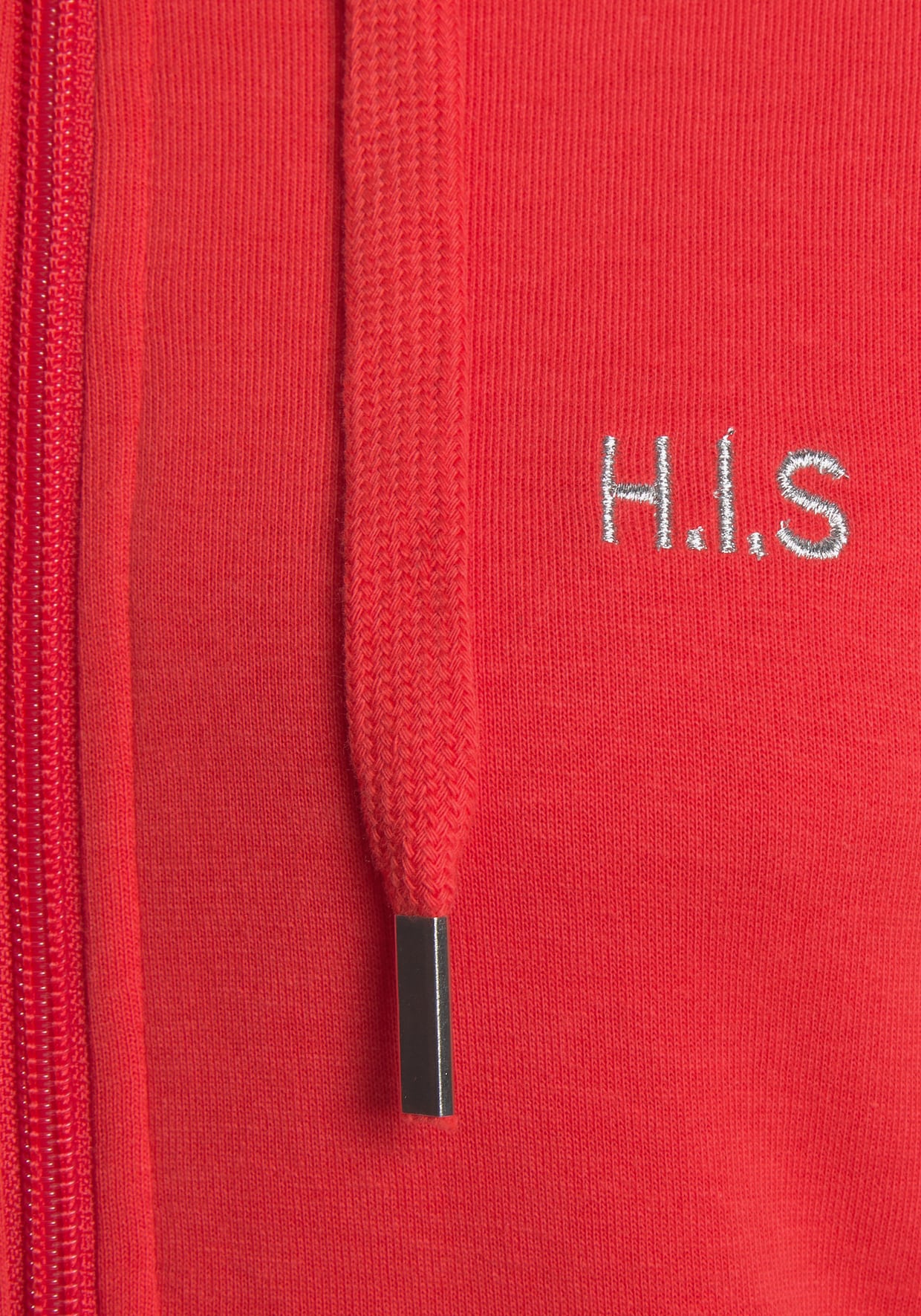 H.I.S Veste à capuche - rouge