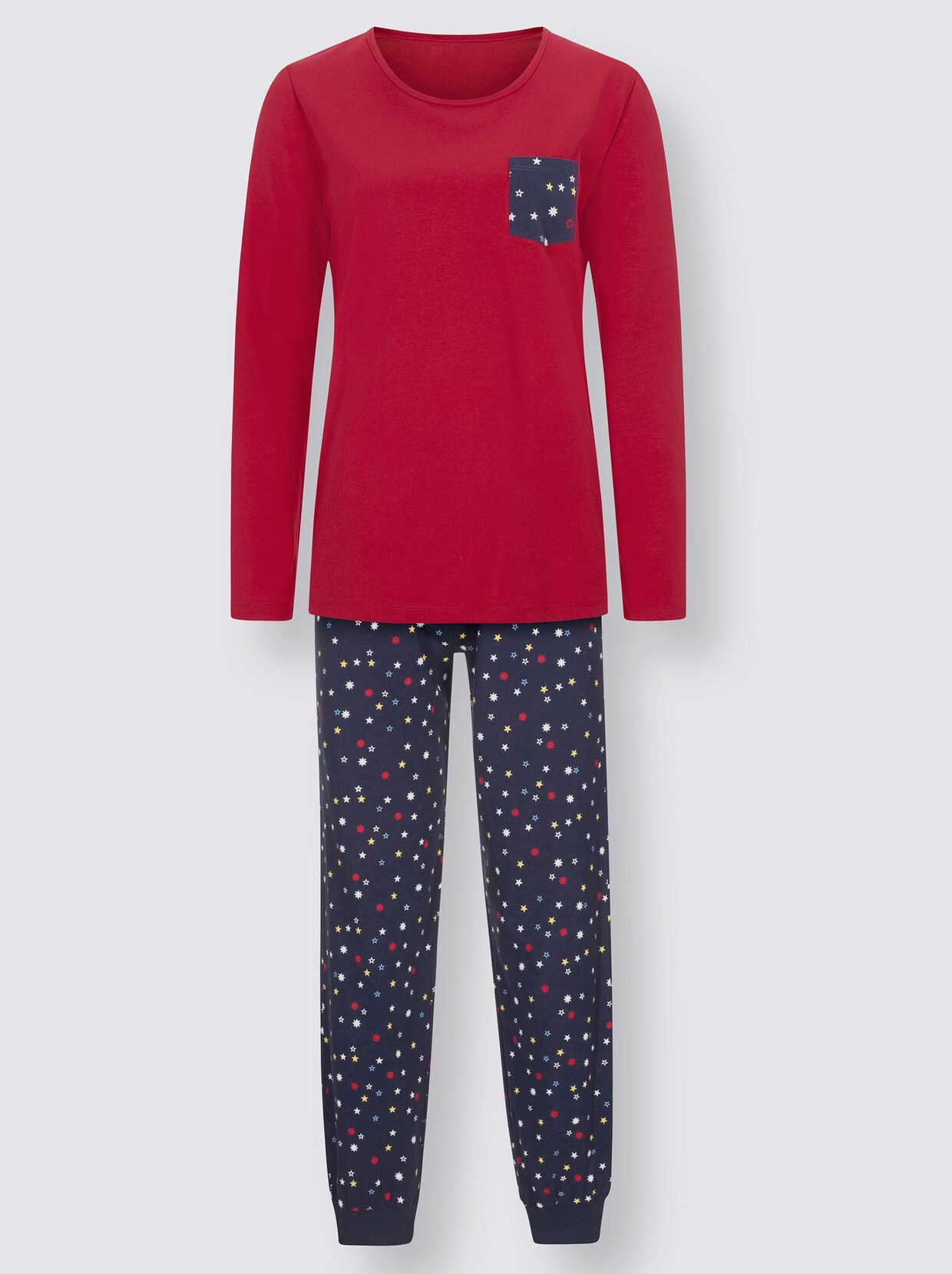 wäschepur Pyjama - rood/marine