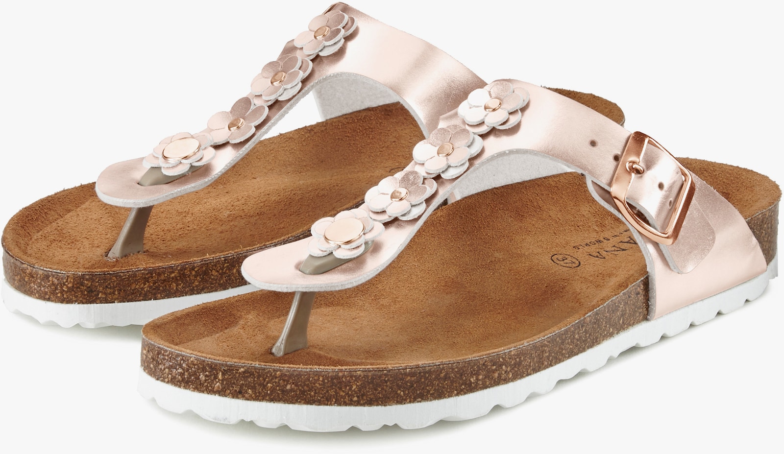 LASCANA Zehentrenner - roségoldfarben