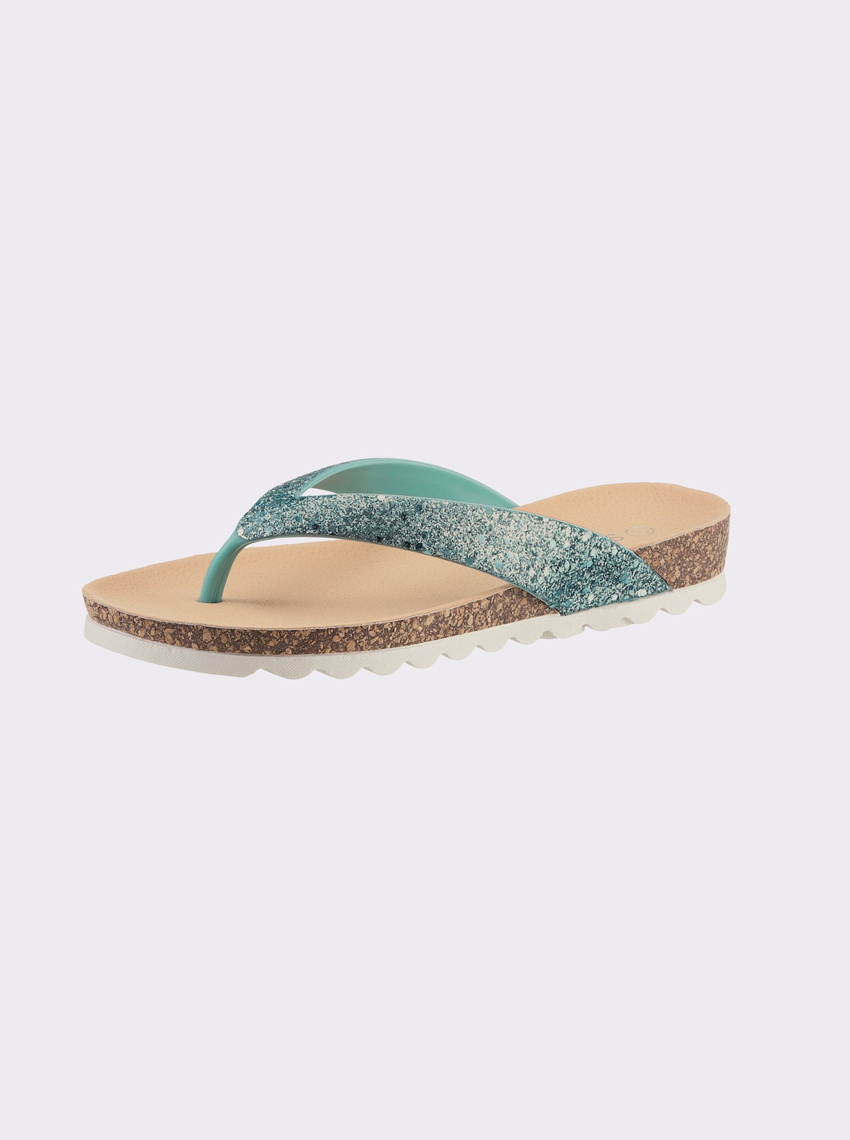 Badslippers - turquoise