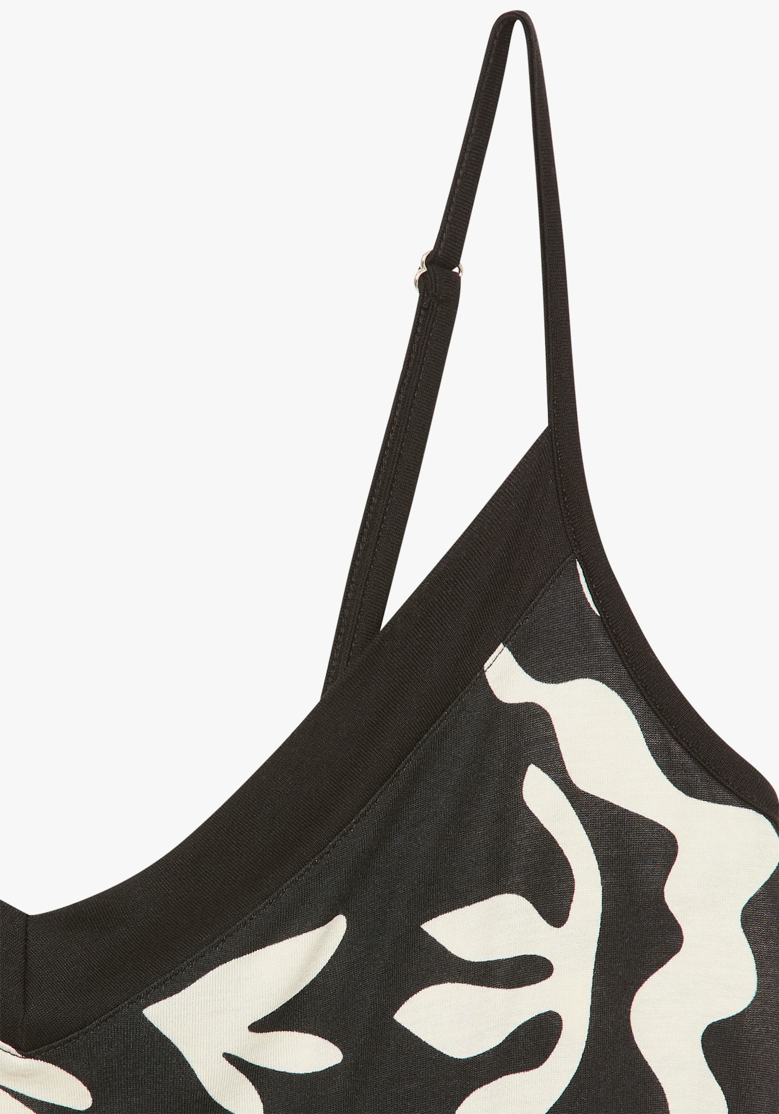 French Connection Negligé - schwarz bedruckt