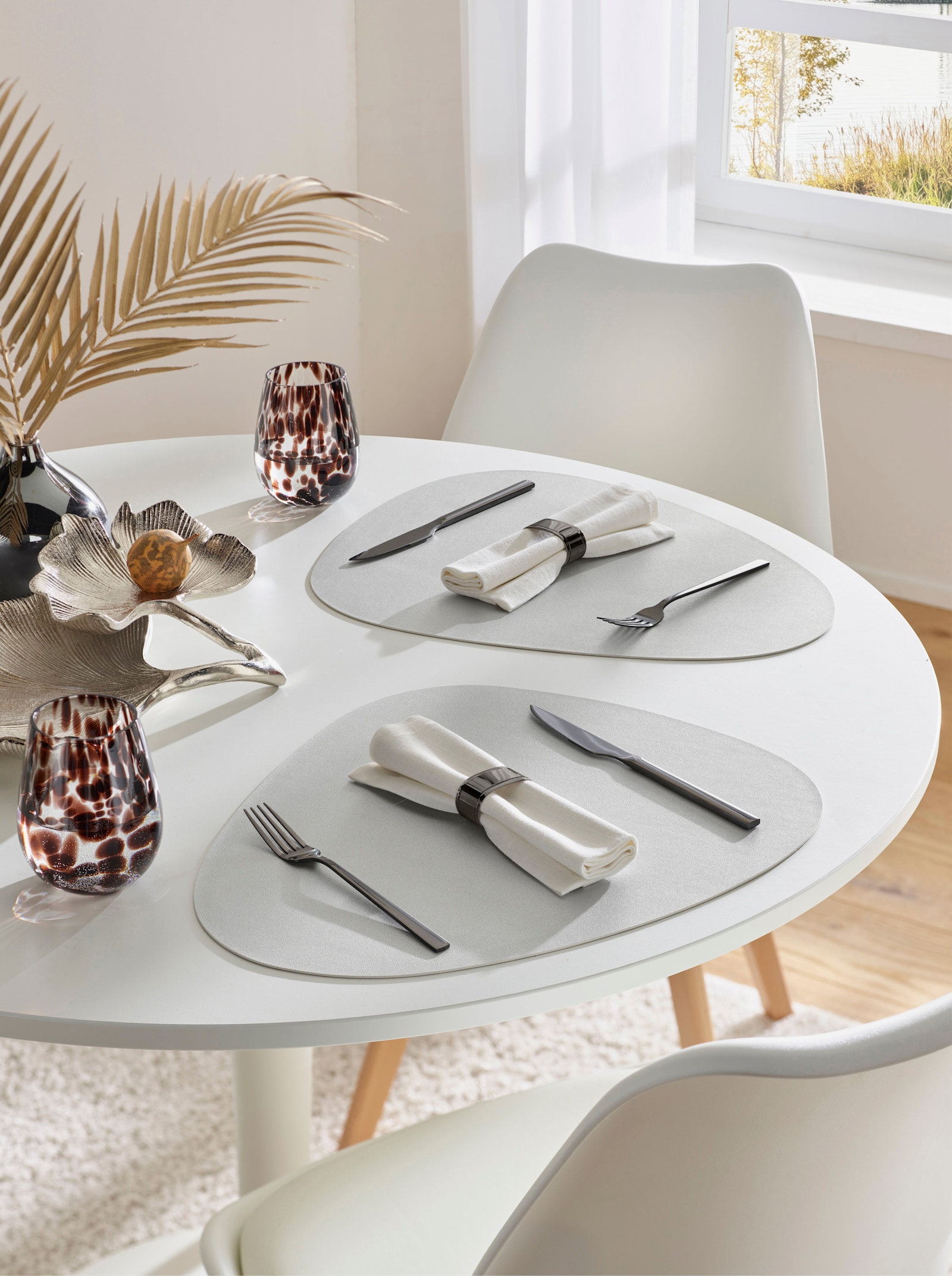 heine home Set de table - couleur argent