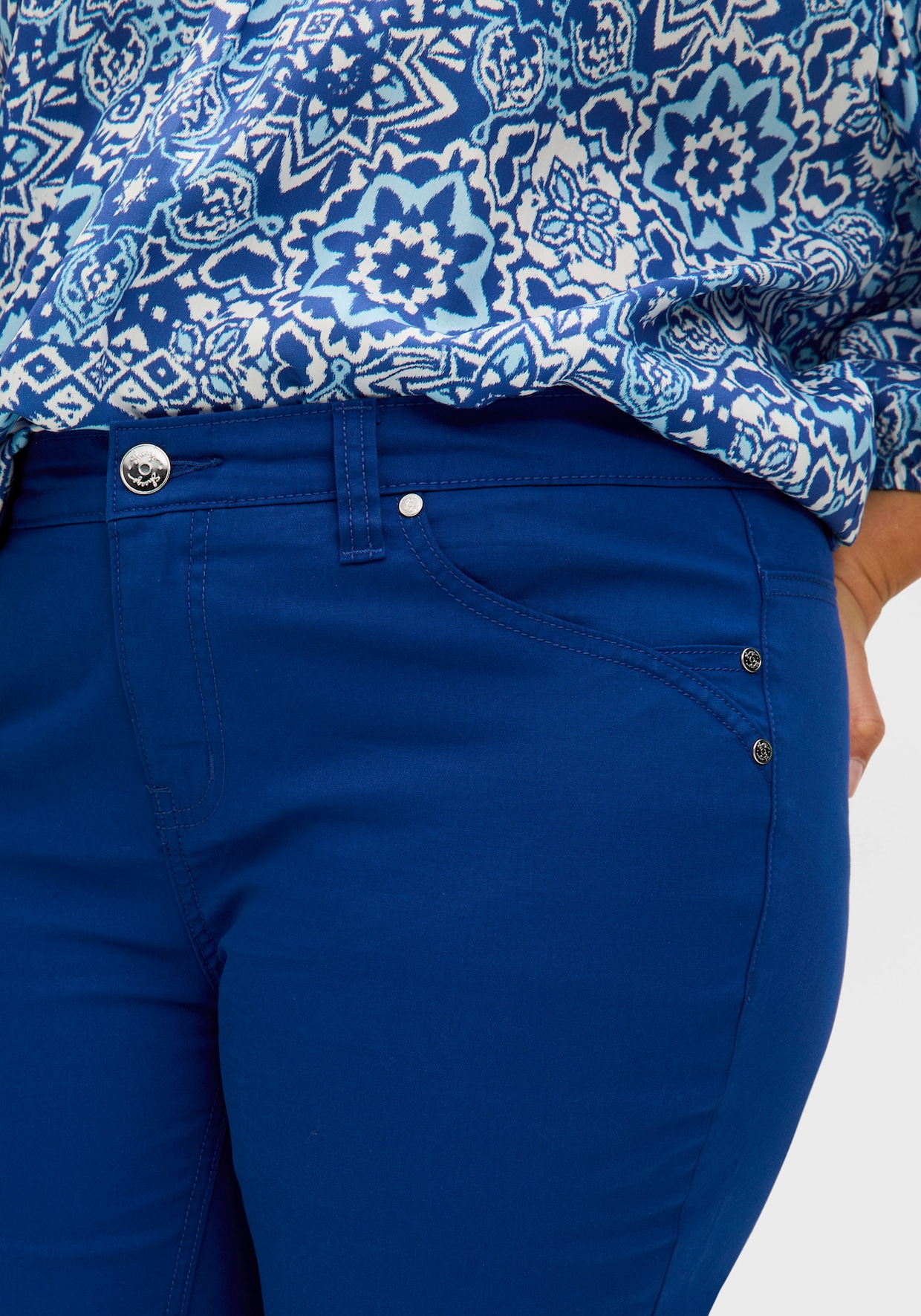 sheego 7/8-Hose - blaubeere