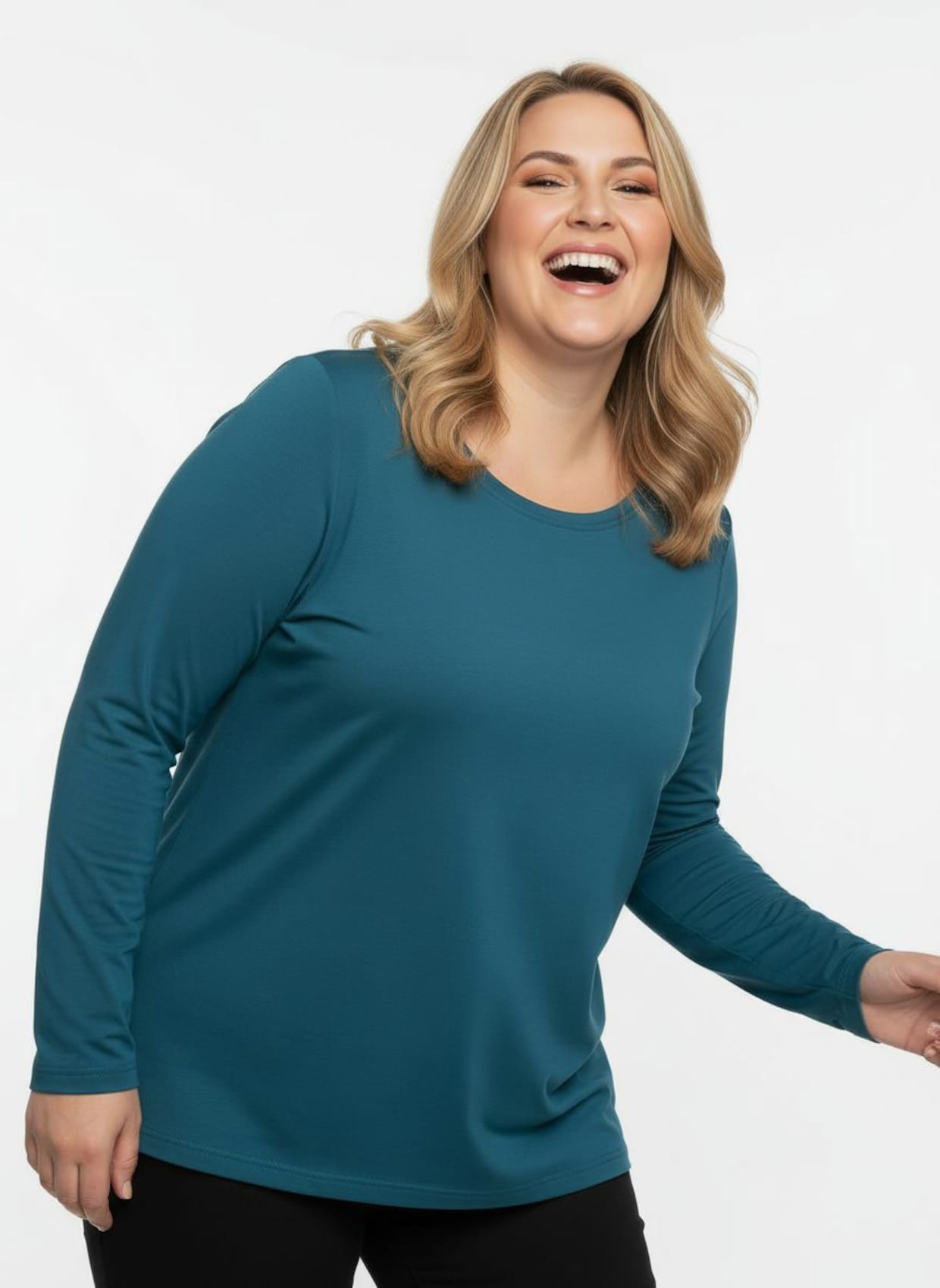 Rundhalsshirt mit zertifizierter Baumwolle - topas