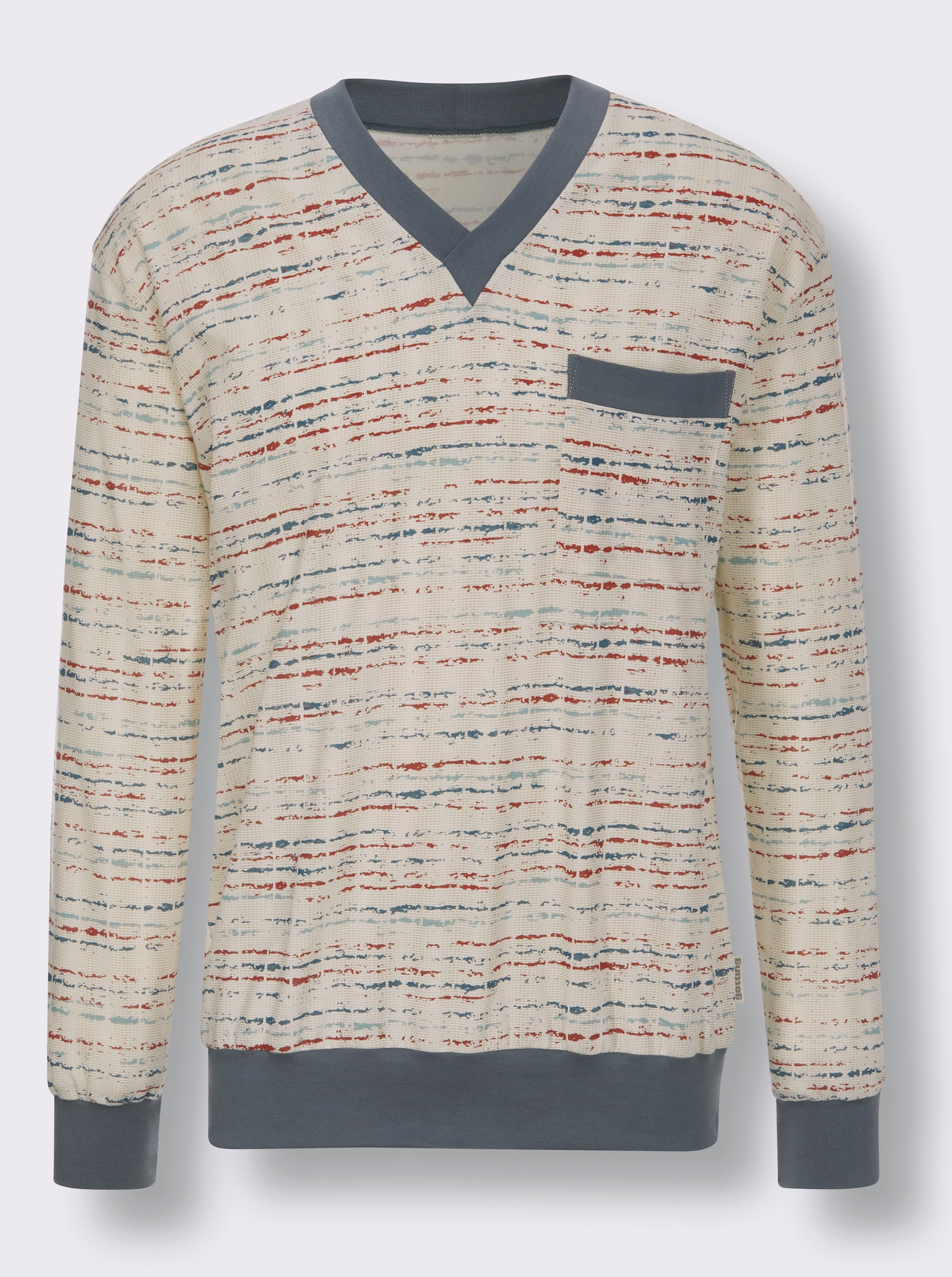 götting Pyjama - blauw/naturel