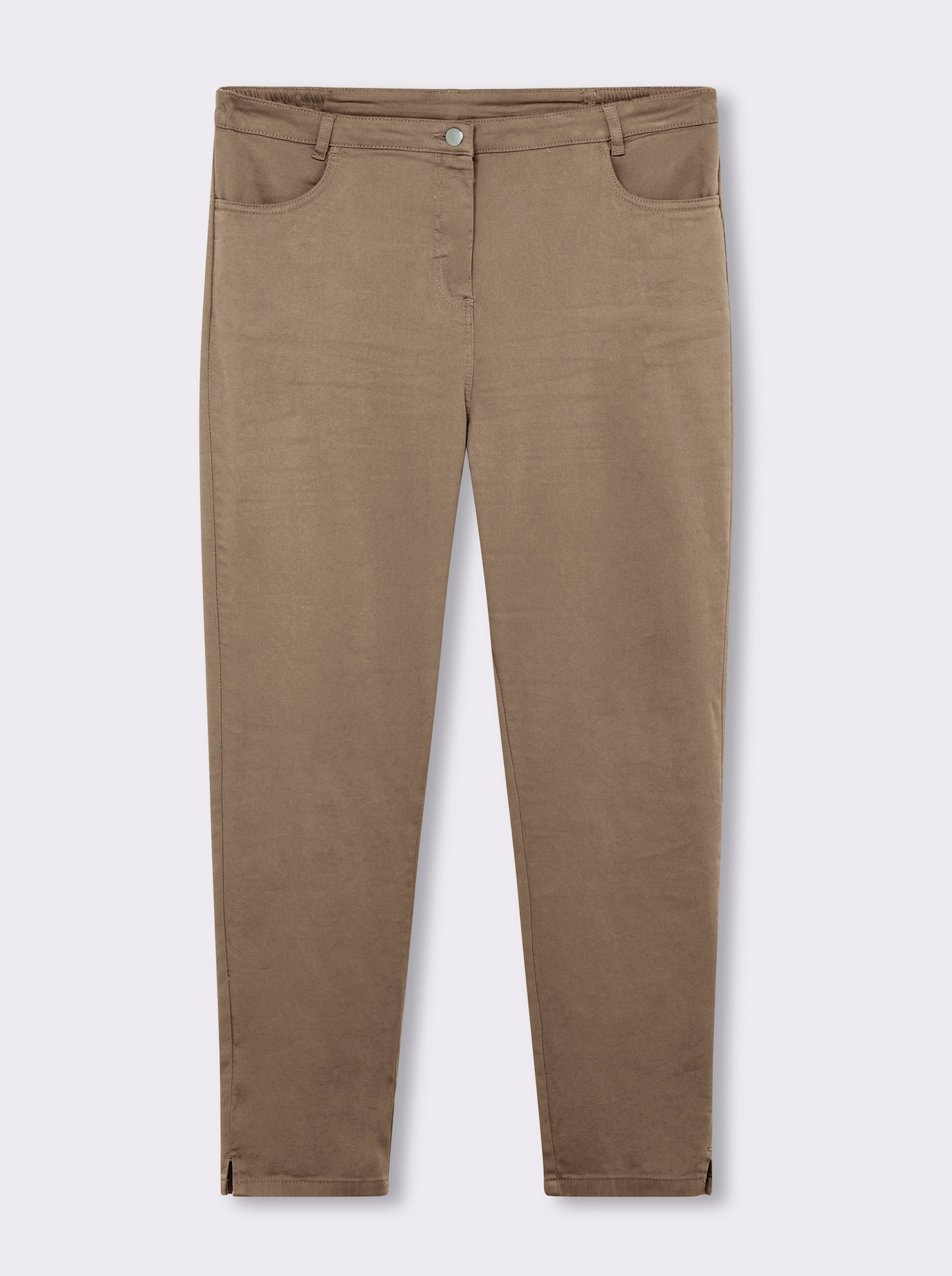 Jeans mit Stretch-Anteil - camel