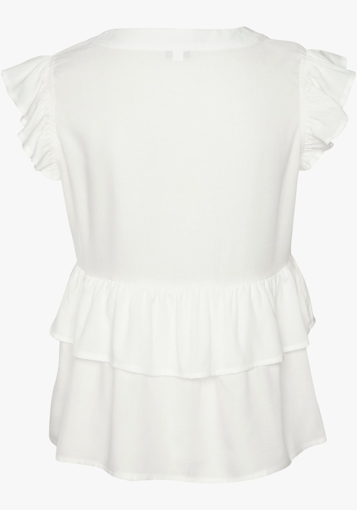 LASCANA Blouse met ruches - crème