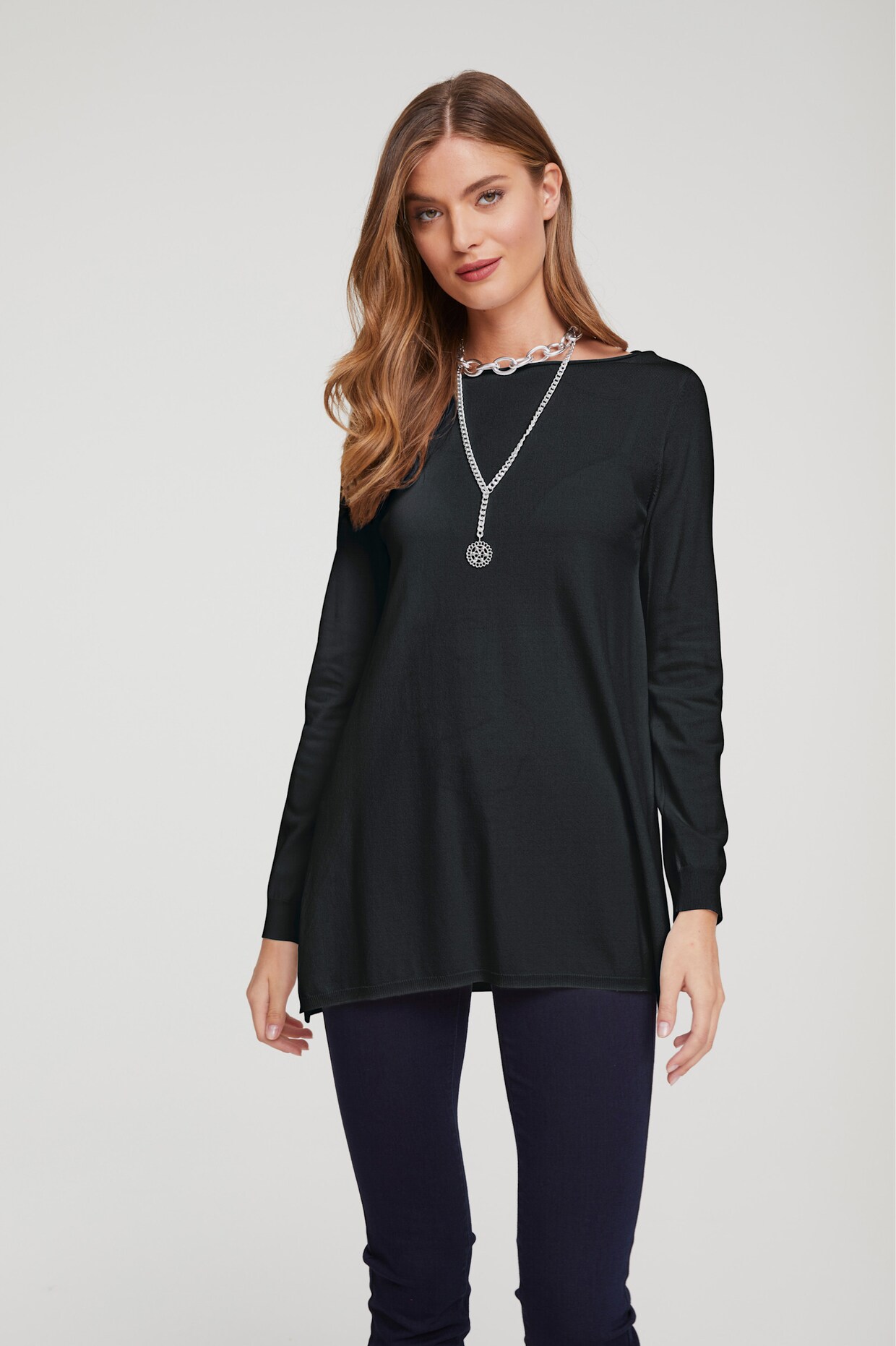 heine Oversized Pullover - schwarz