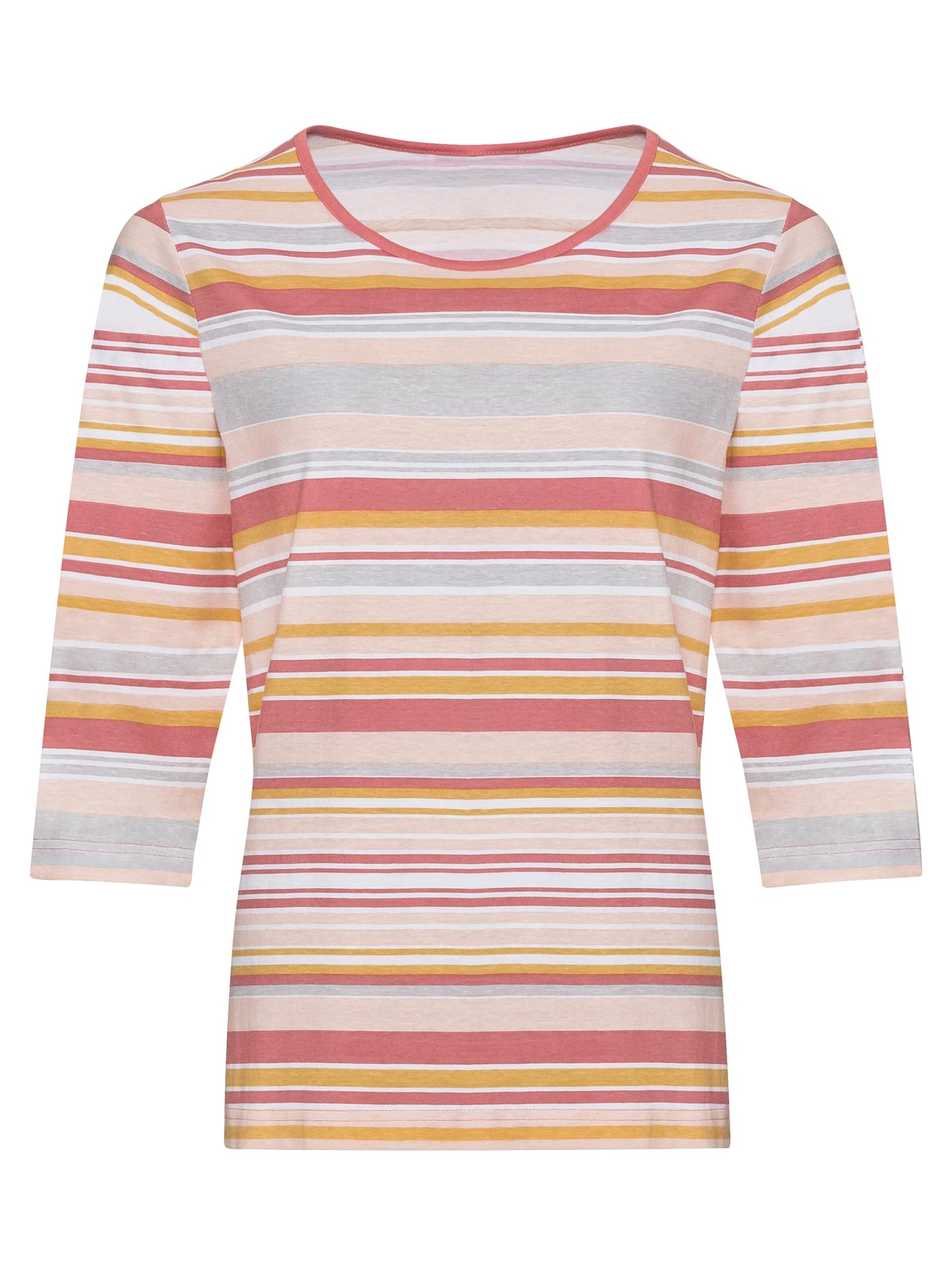 Freizeitshirt - rosé-geringelt