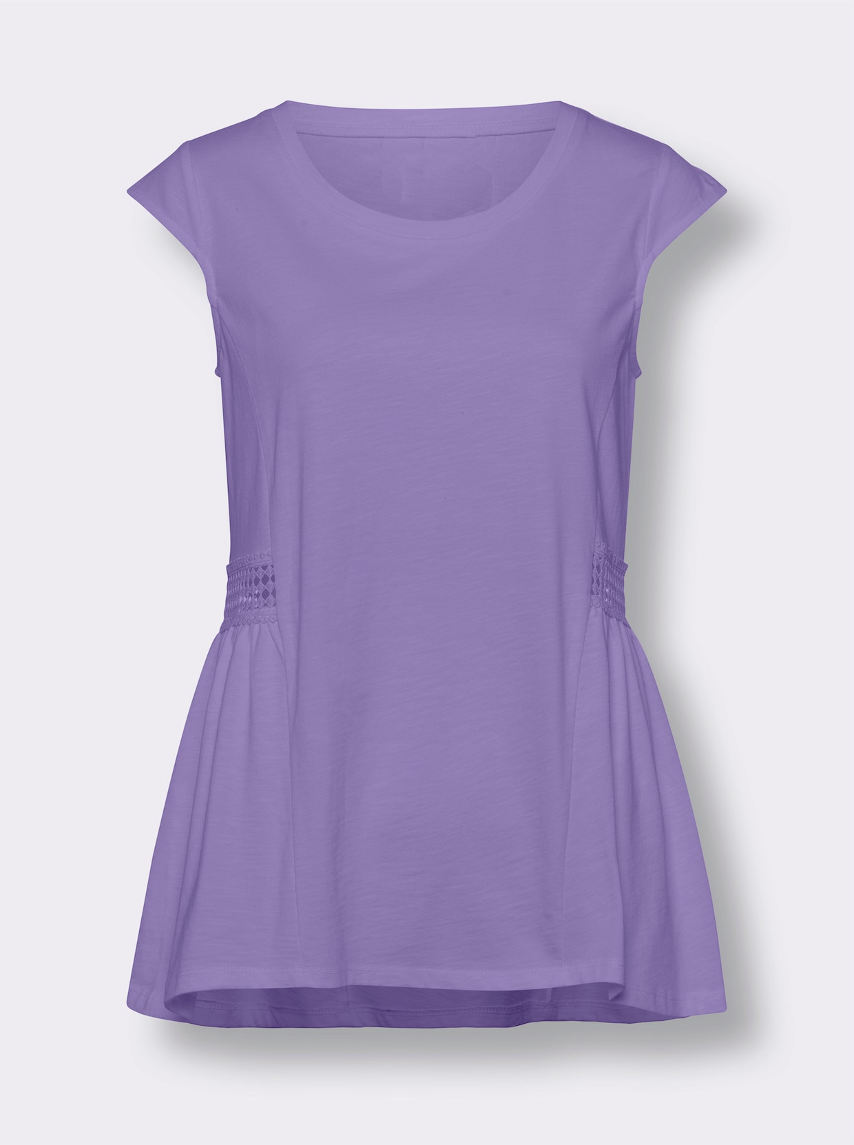 heine Lang shirt - lavendel
