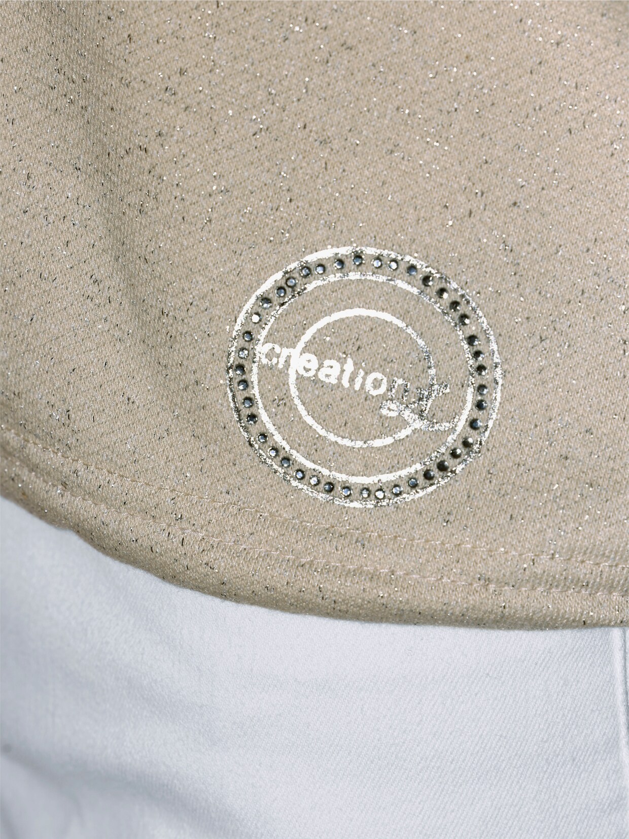 Sweatshirt - sand-silberfarben