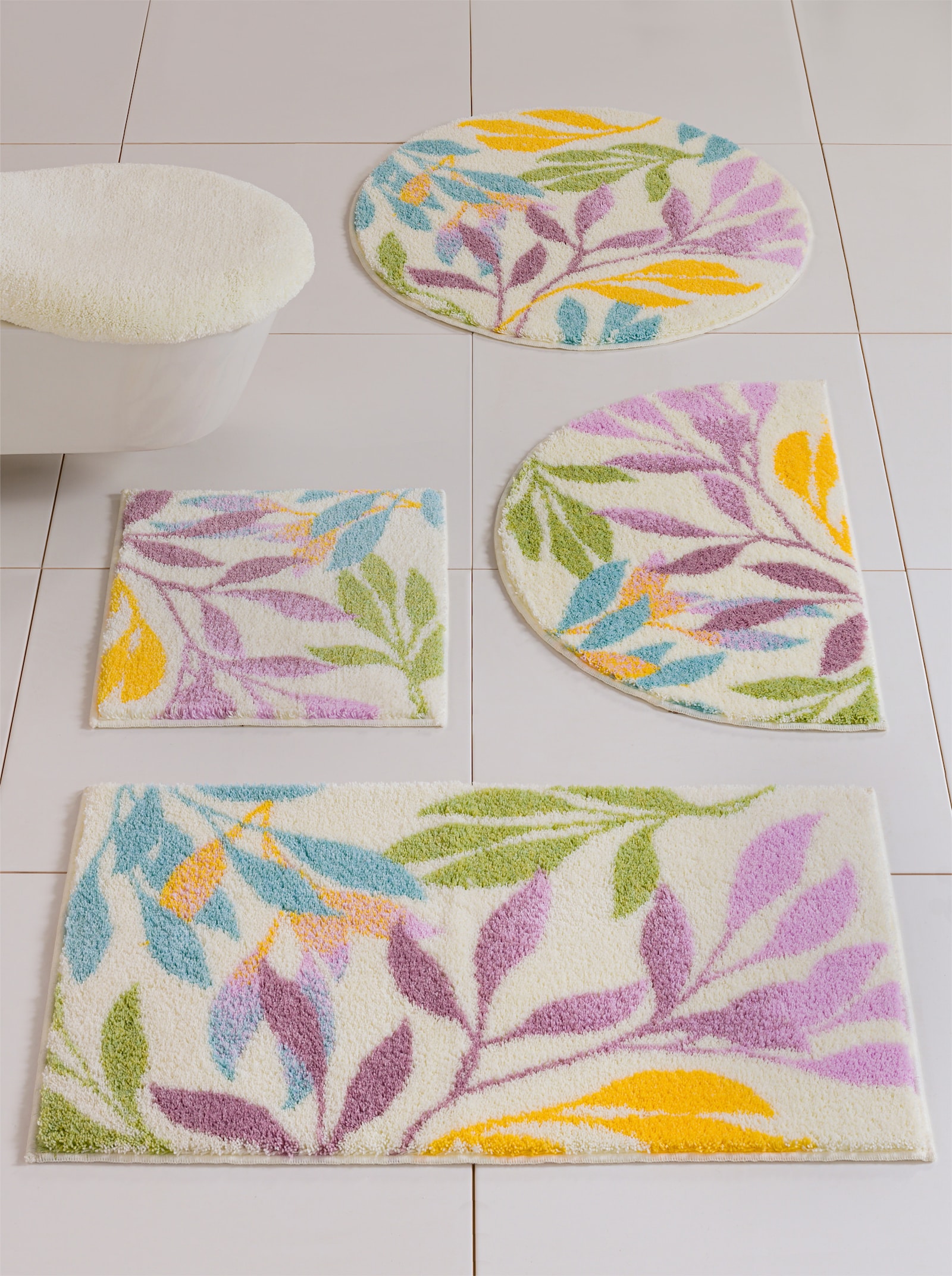 Grund Badematte - ecru-bunt