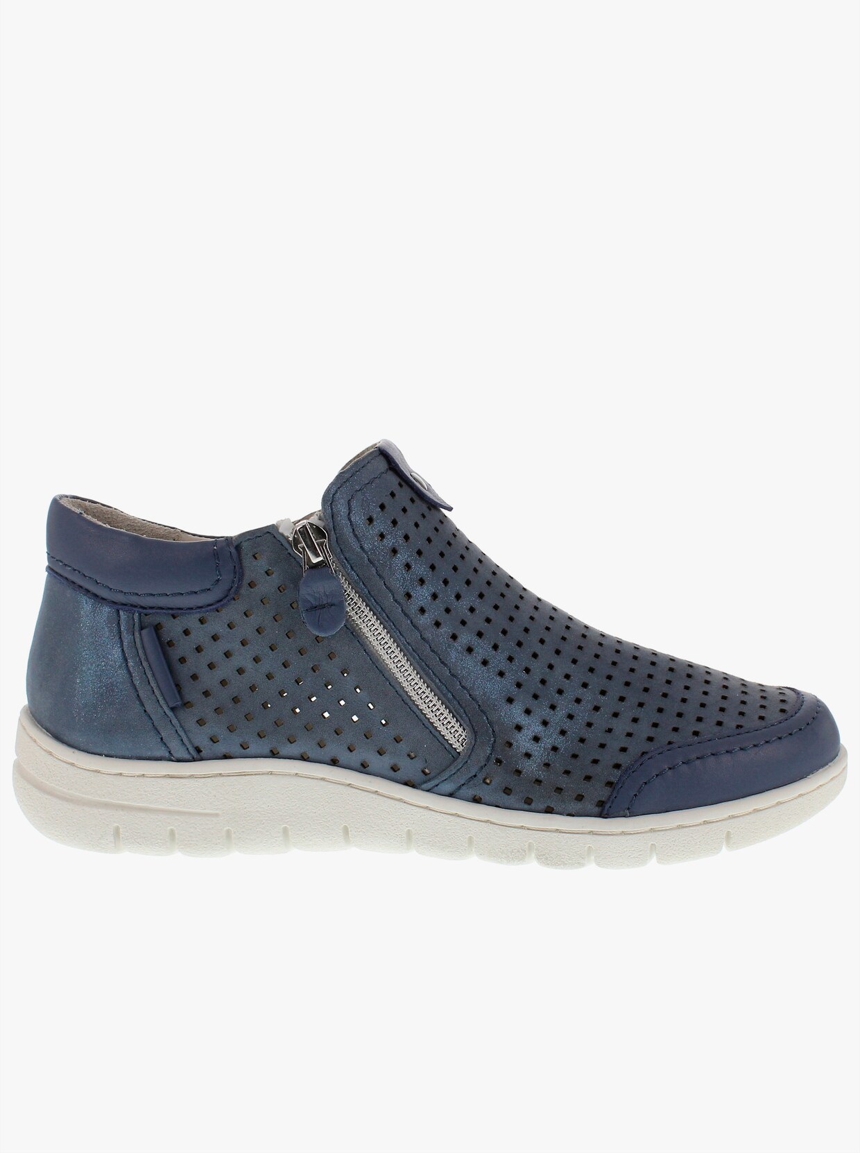Reflexan Stiefelette - taubenblau-meliert