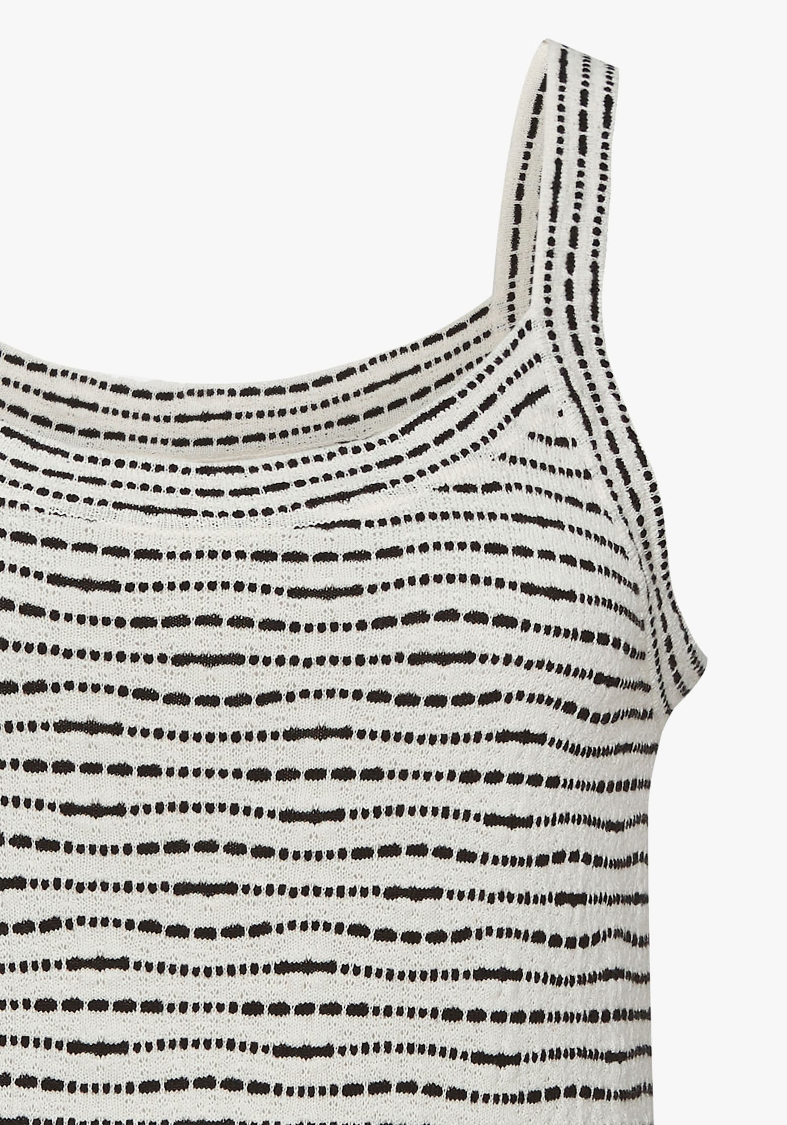 Vivance Stricktop - creme-schwarz