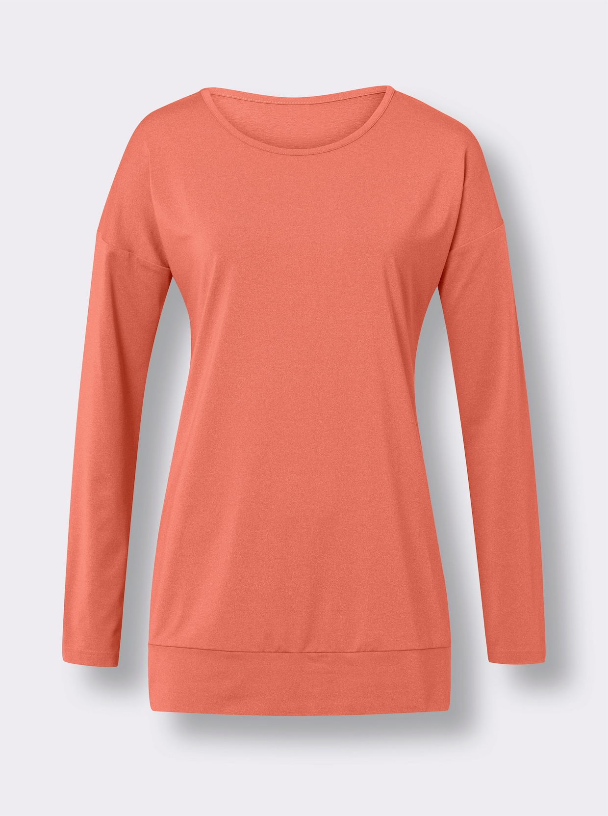 Lang shirt - oranje