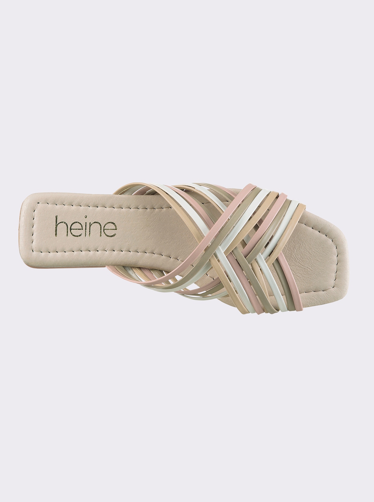 heine slippers - beige/roze
