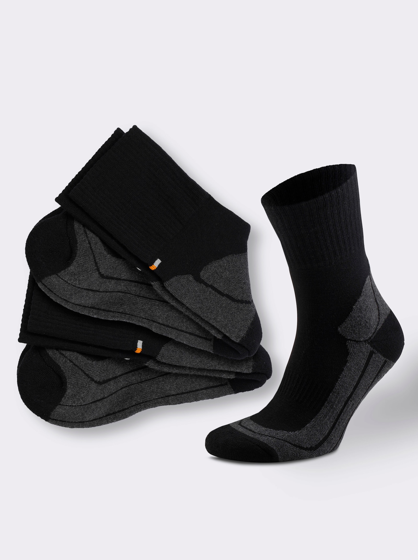 Camano Wandersocken - schwarz