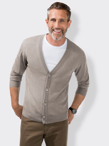 Marco Donati Cardigan - natur-meliert