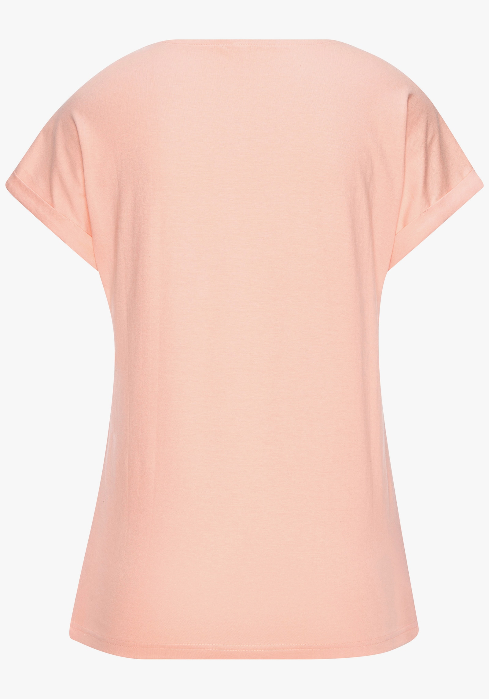 Vivance T-Shirt - peach / offwhite