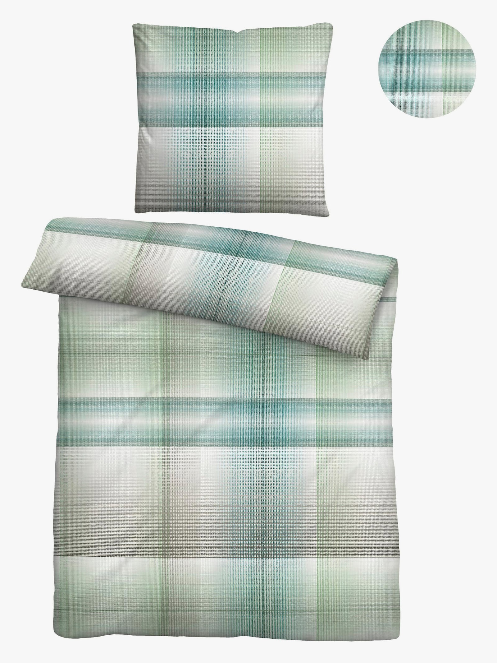 Biberna Bettwäsche - hellgrün